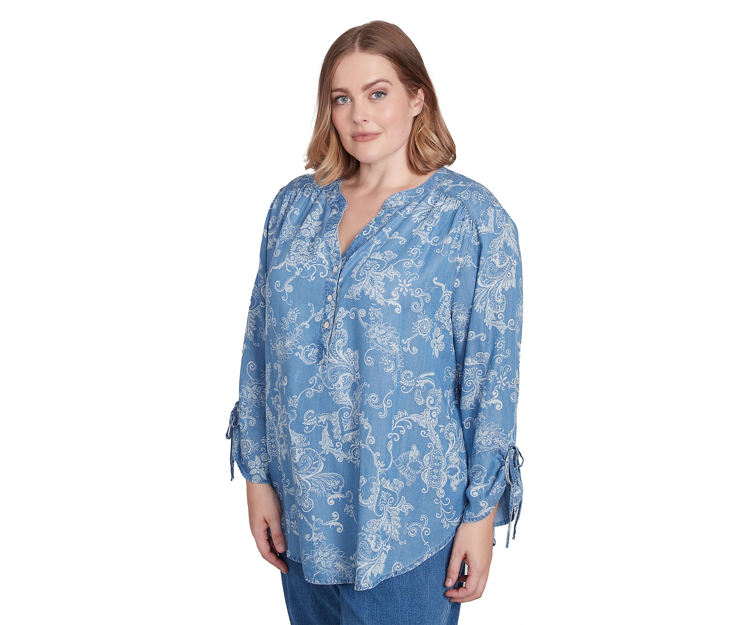 Plus Size Classics Scroll Top