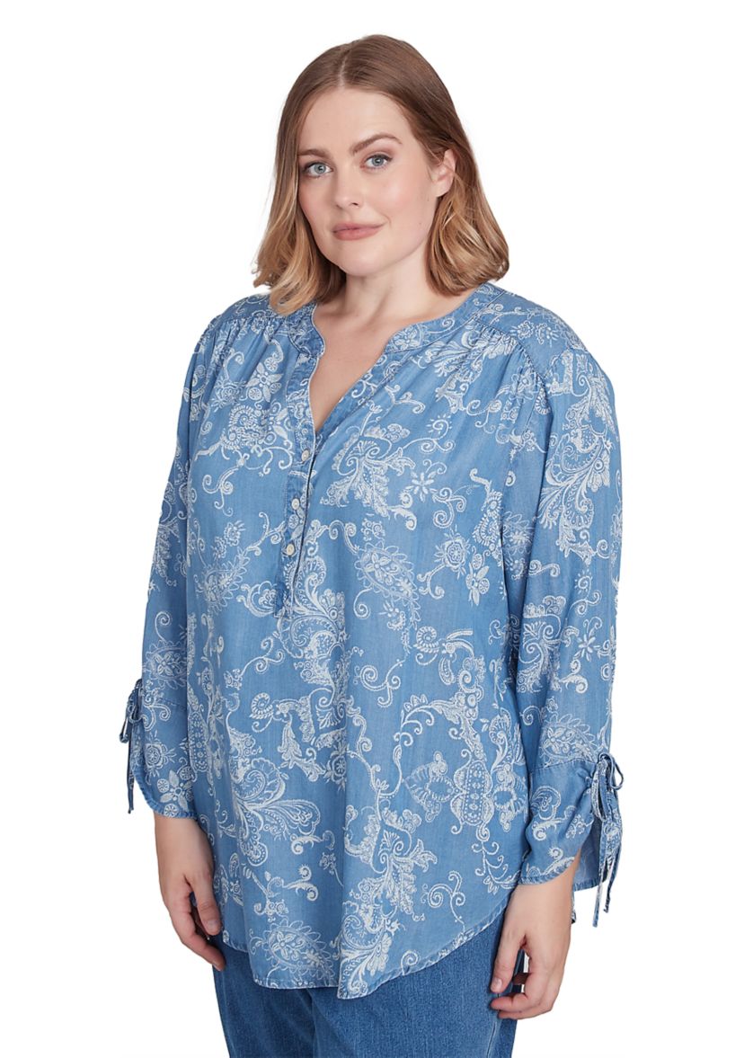 Plus Size Classics Scroll Top
