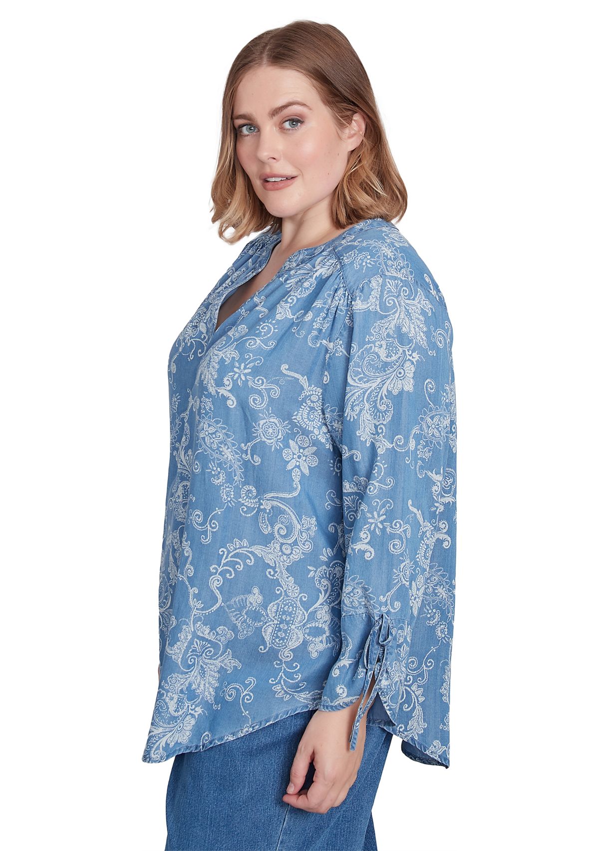 Plus Size Classics Scroll Top