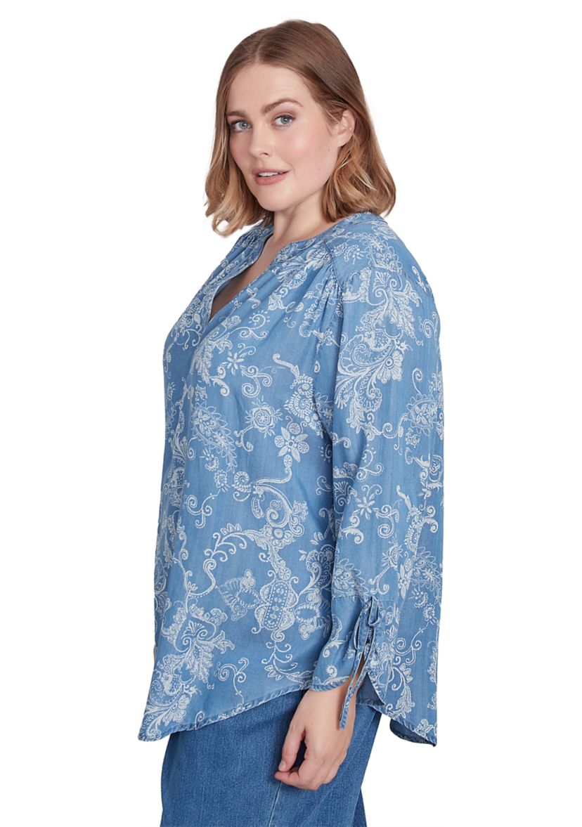 Plus Size Classics Scroll Top