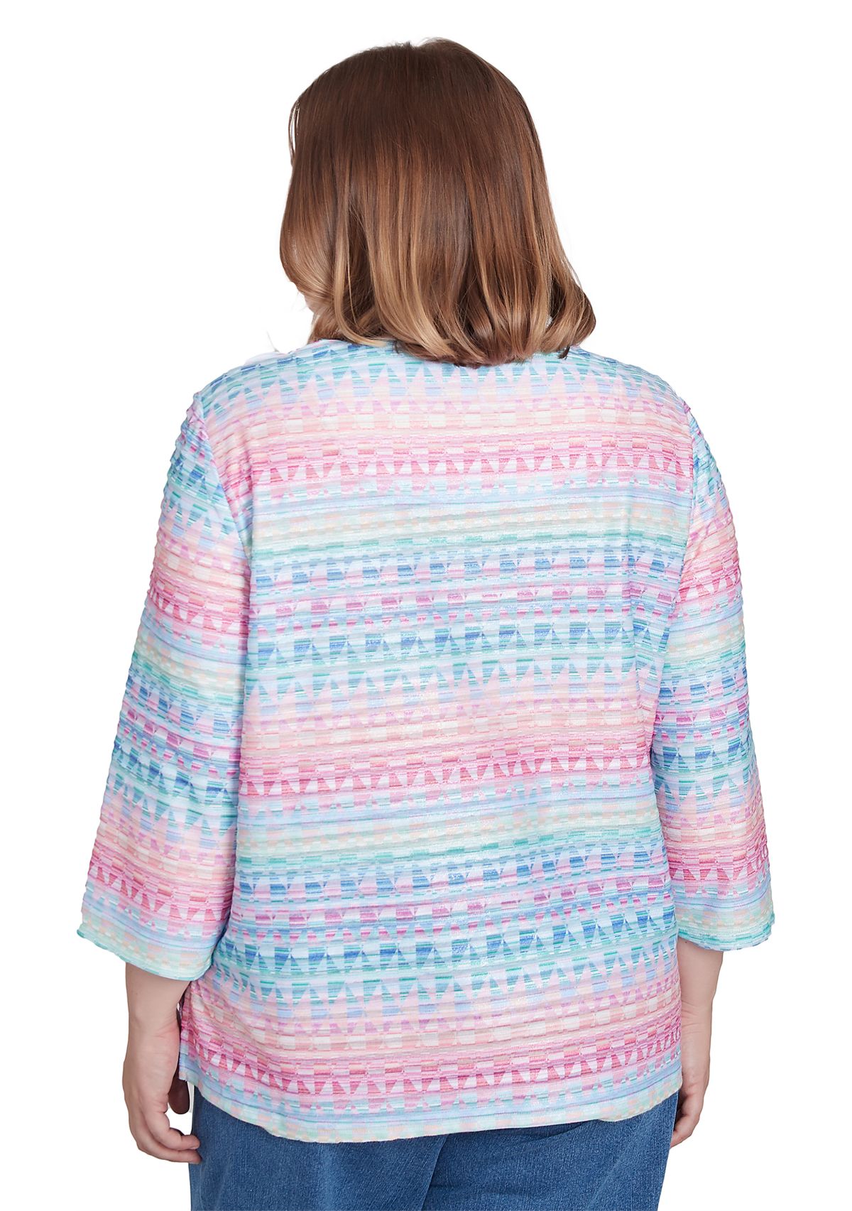 Plus Size Classics Geo Biadere Top