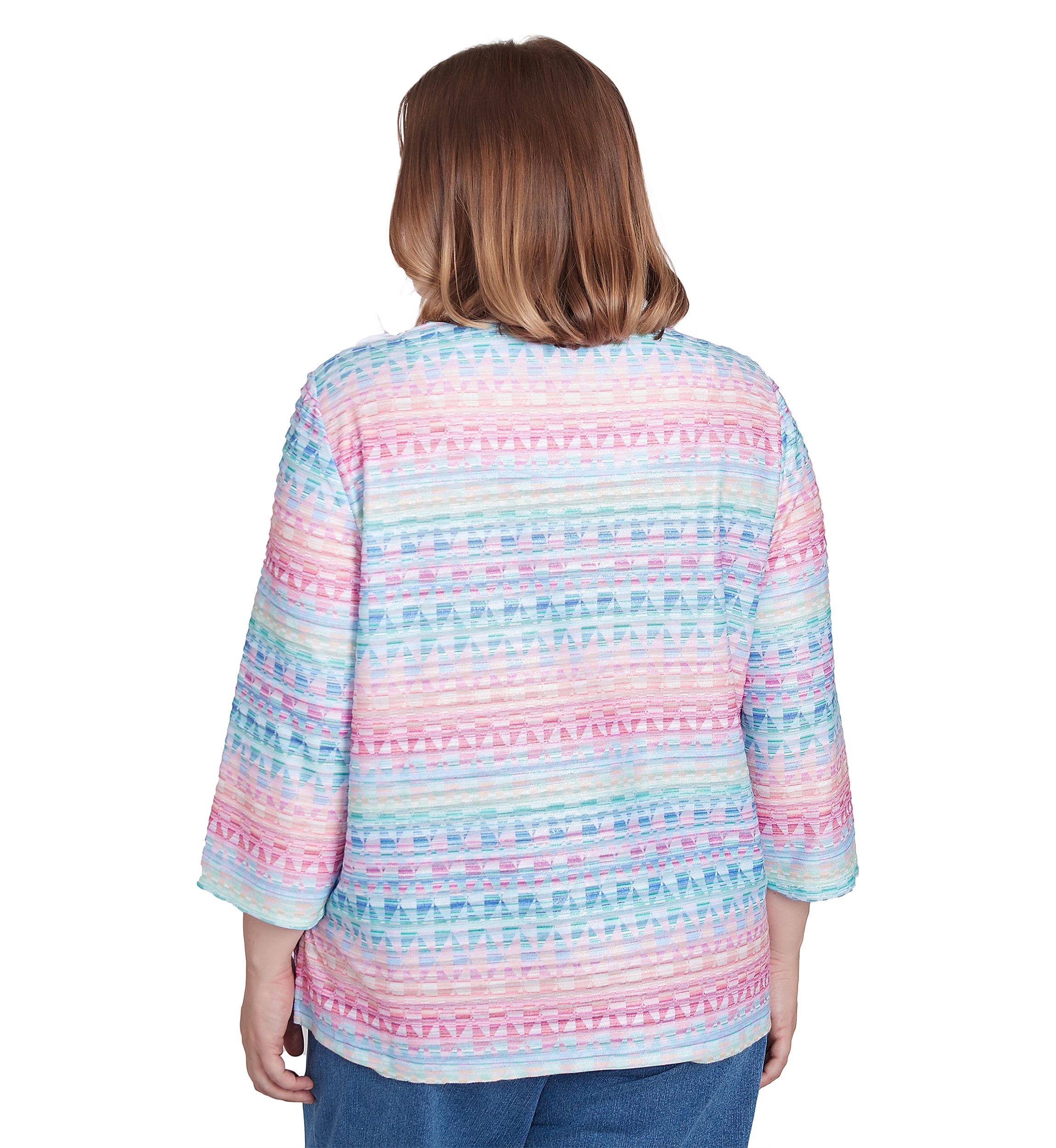 Plus Size Classics Geo Biadere Top