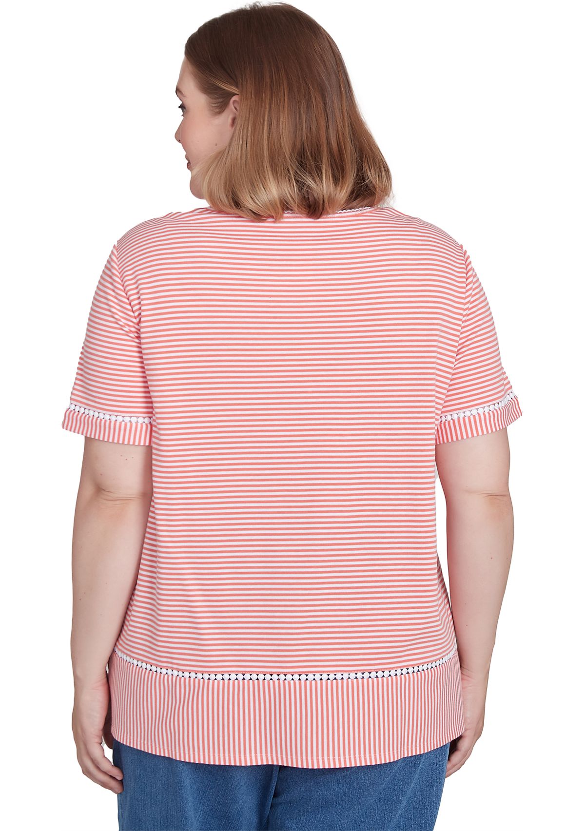 Plus Size Classics Daisy Stripe Top