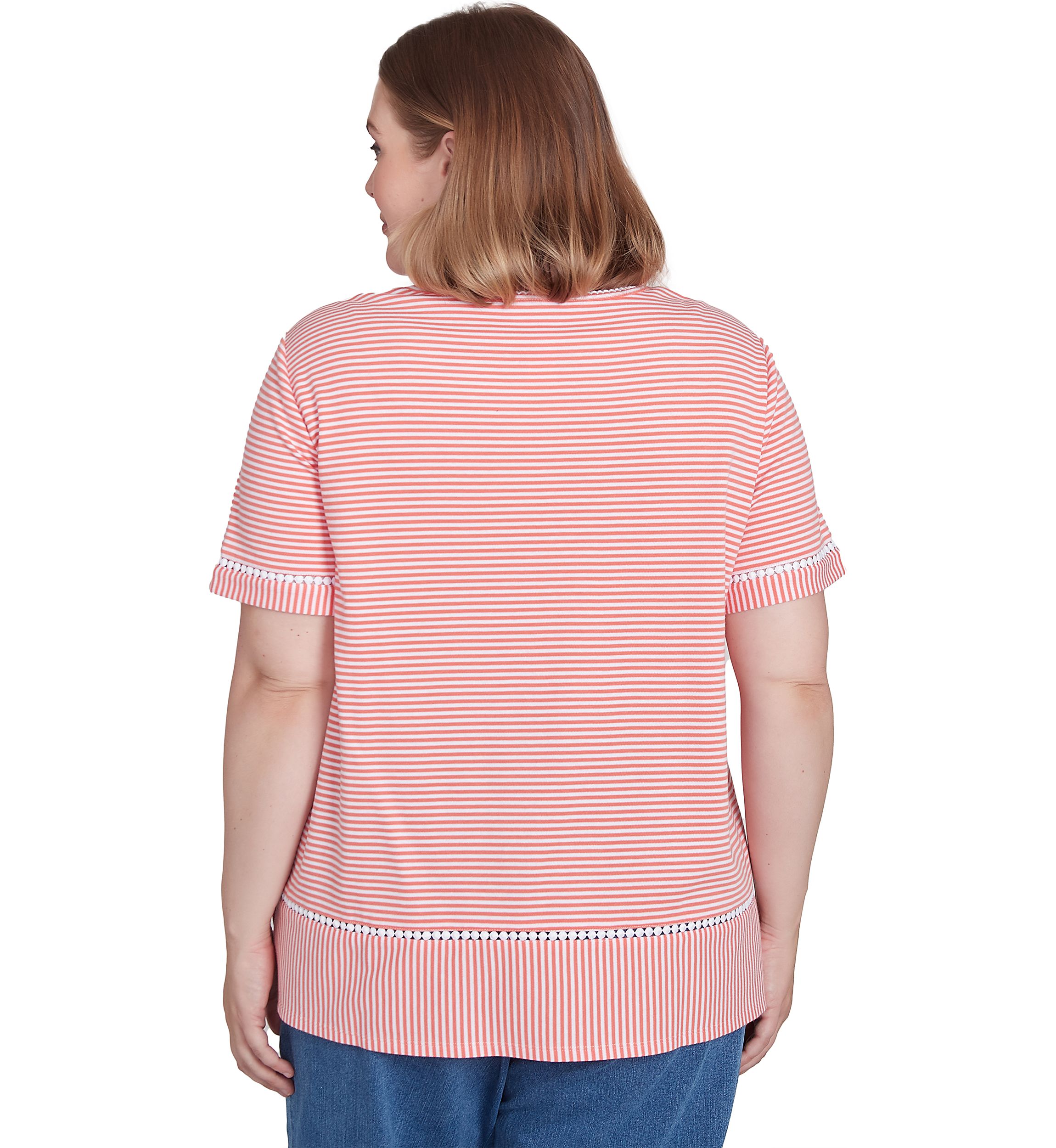 Plus Size Classics Daisy Stripe Top