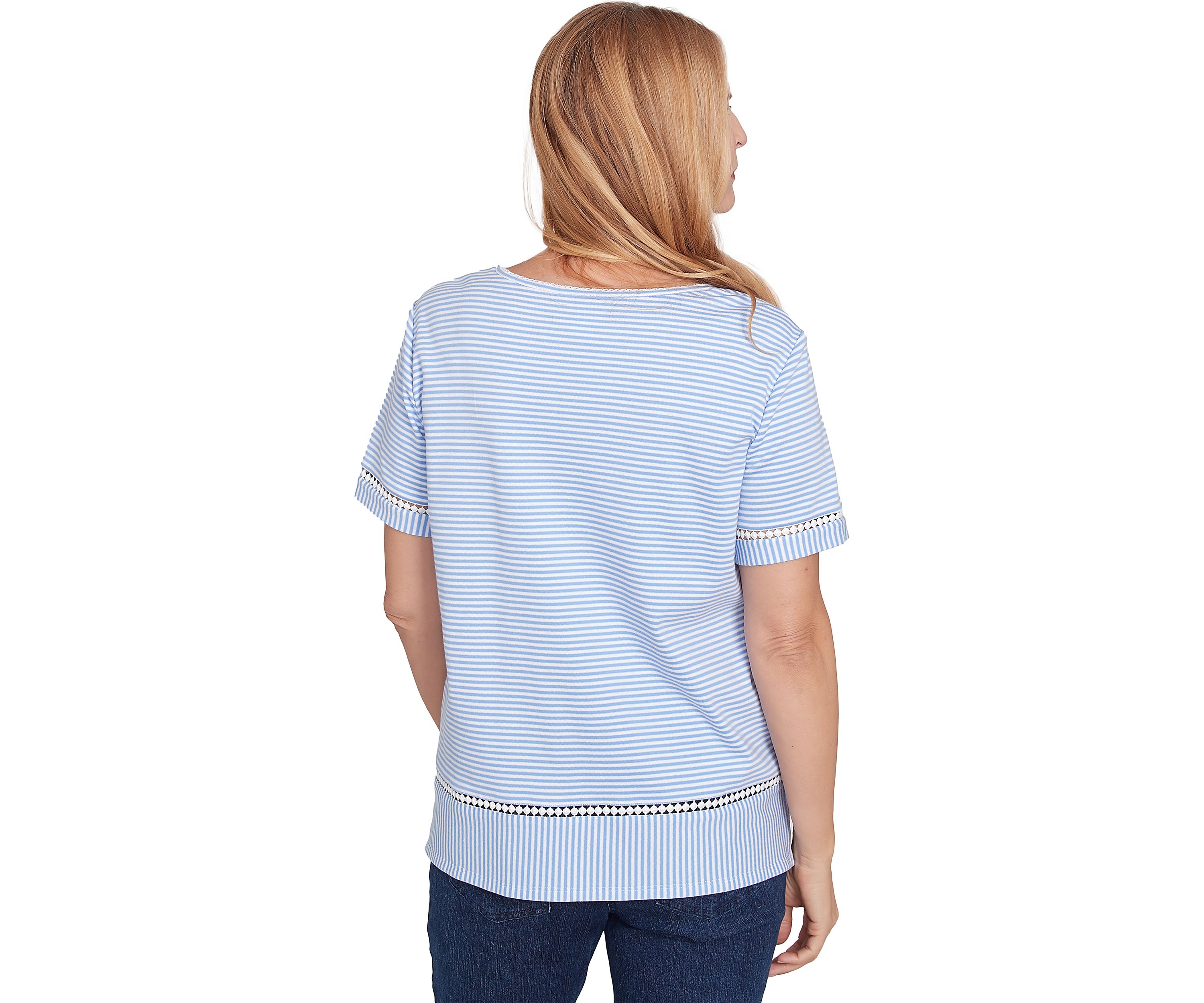 Petite Classics Butterfly Stripe Top