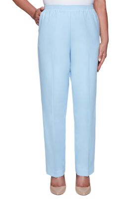 Alfred Dunner Womens Classics Polyester Pants Average Belk