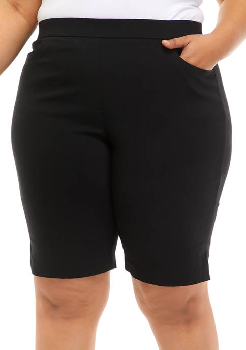 Alfred Dunner Plus Size Classics Allure Stretch Shorts