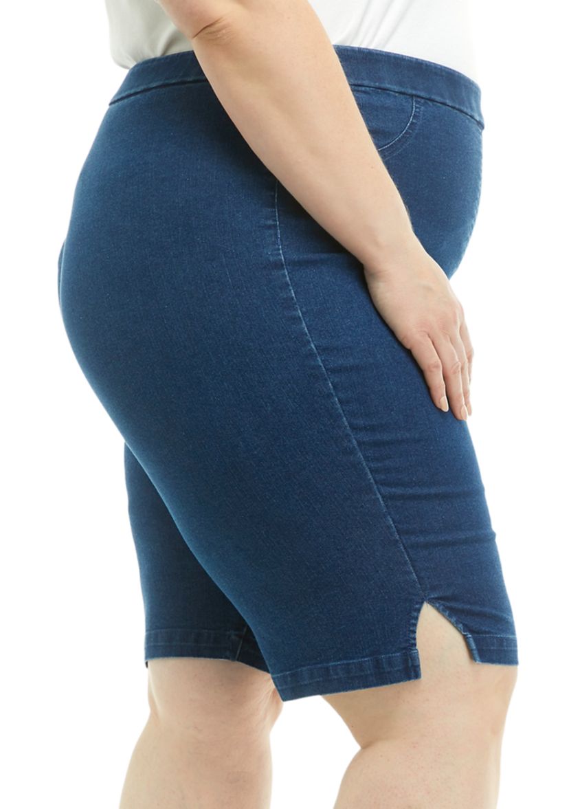 Plus Size Classics Allure Denim Bermuda Shorts