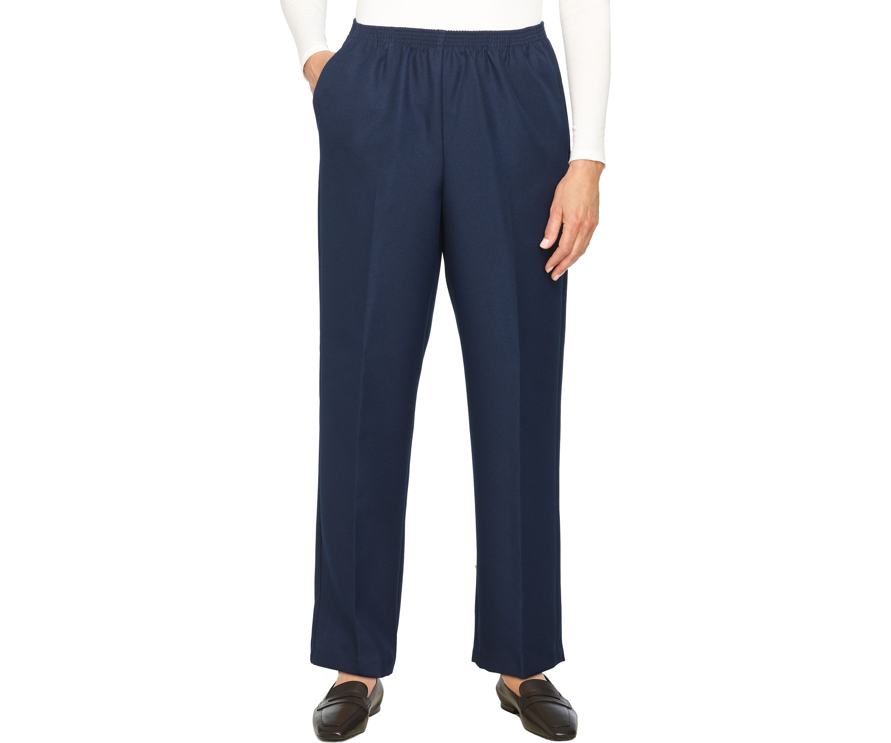 Solid Pull On Pants
