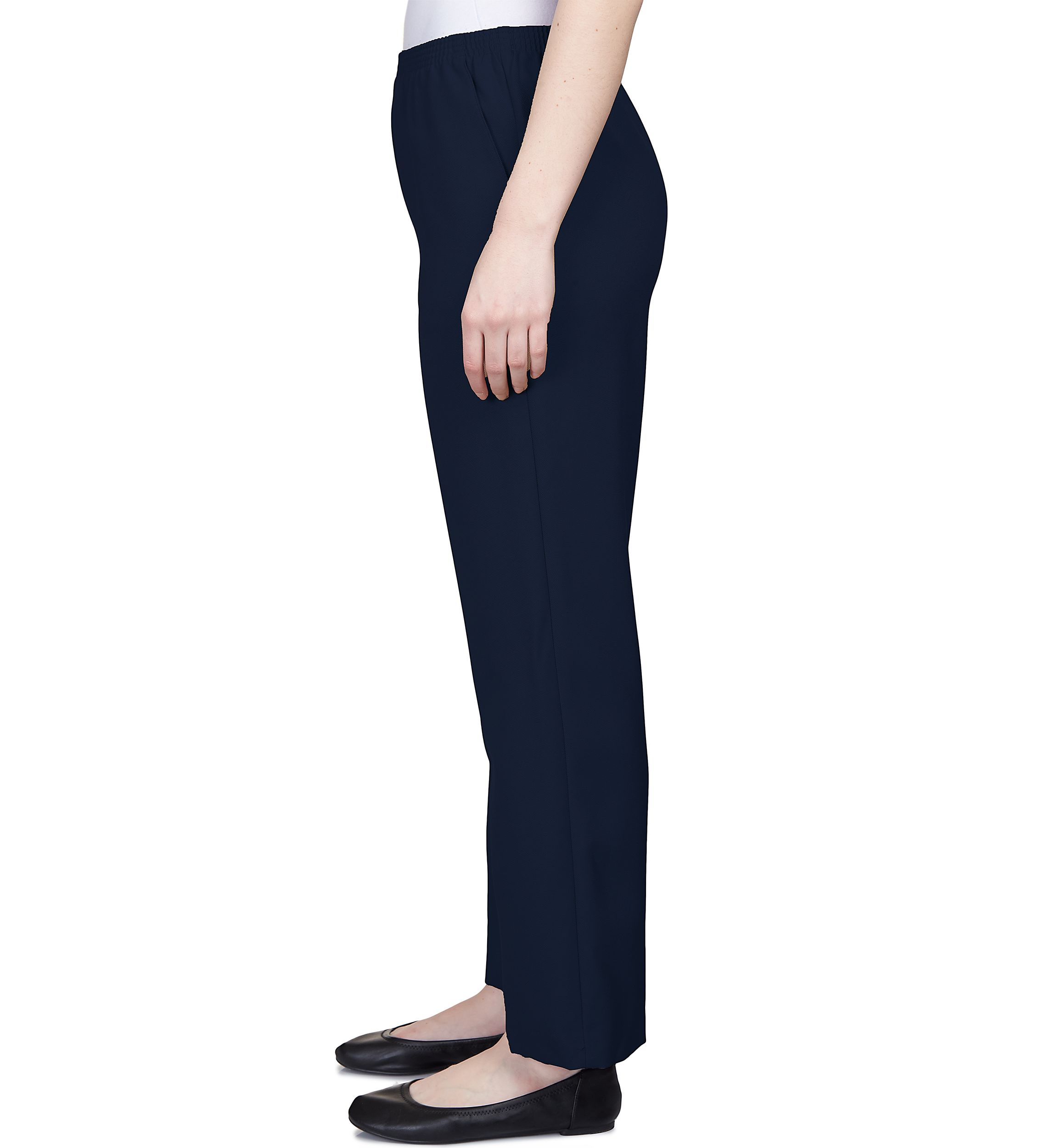 Solid Pull On Pants