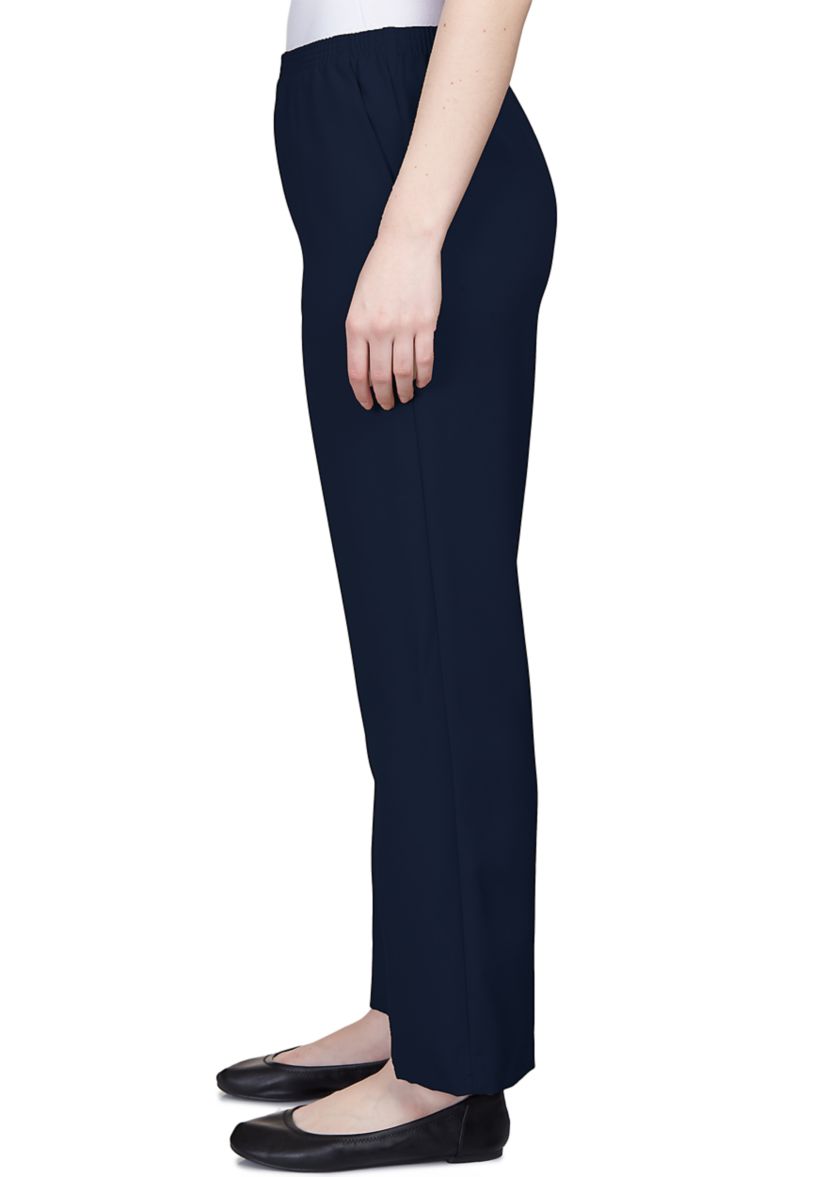 Solid Pull On Pants