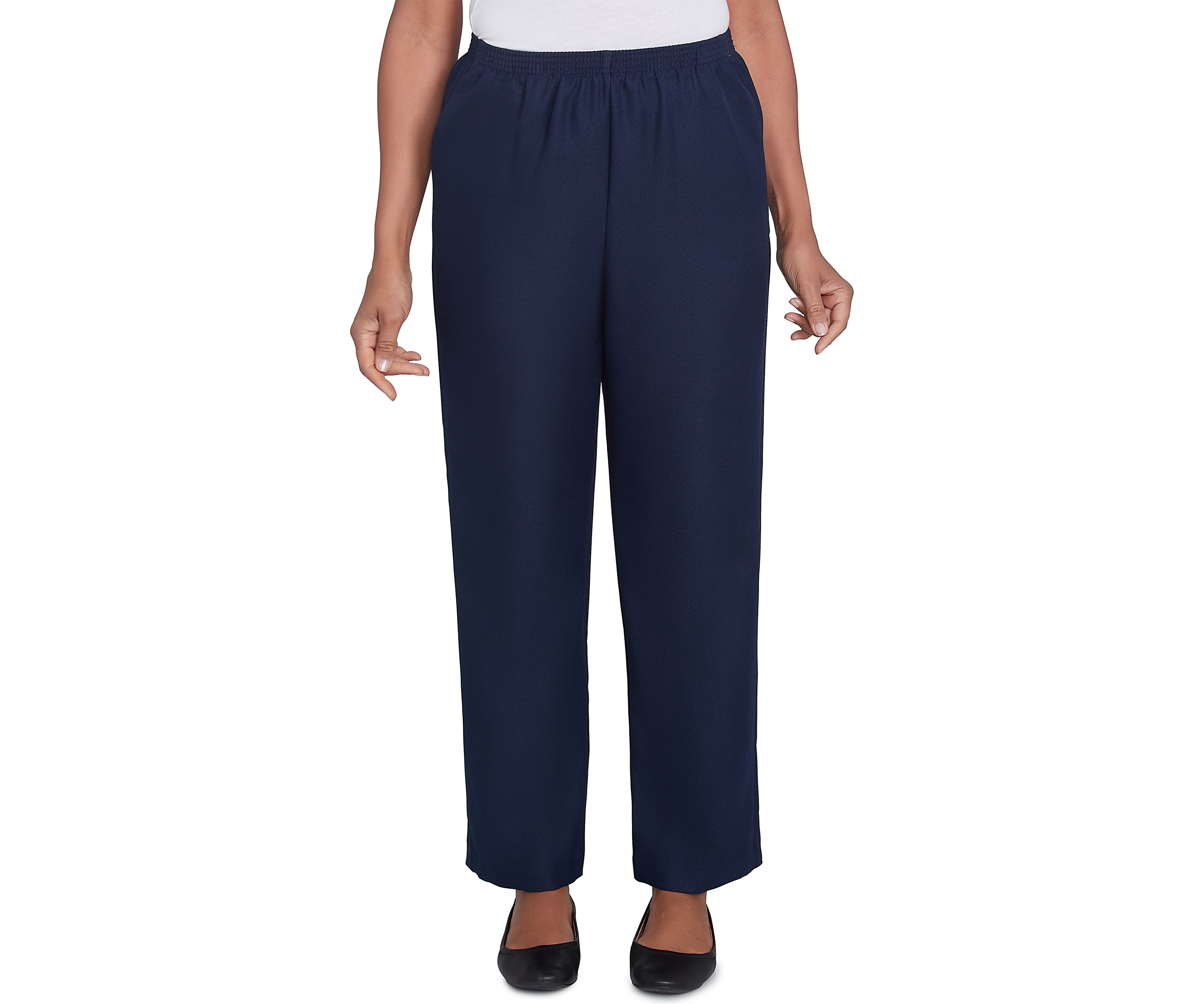 Solid Pull On Pants