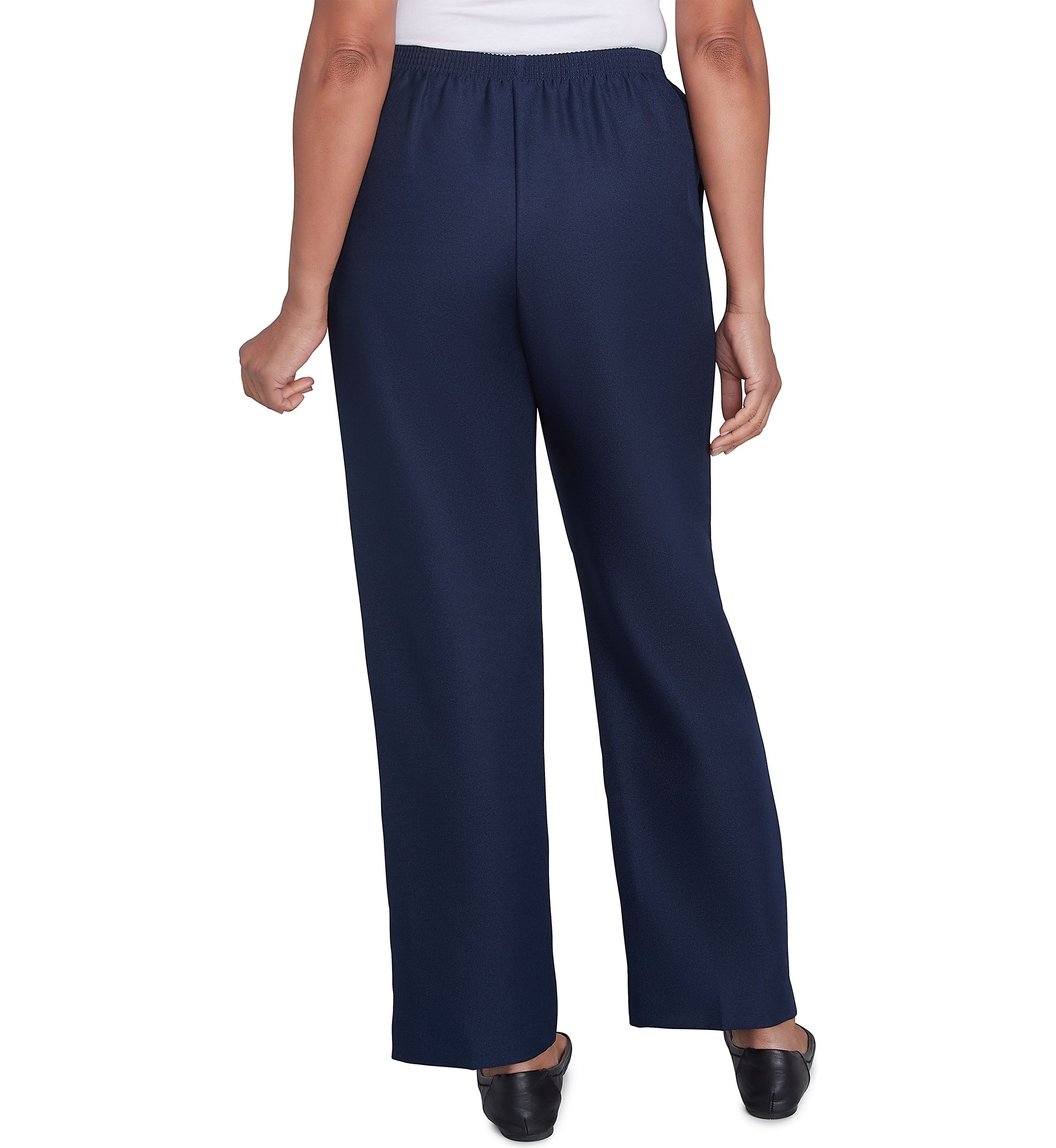 Solid Pull On Pants