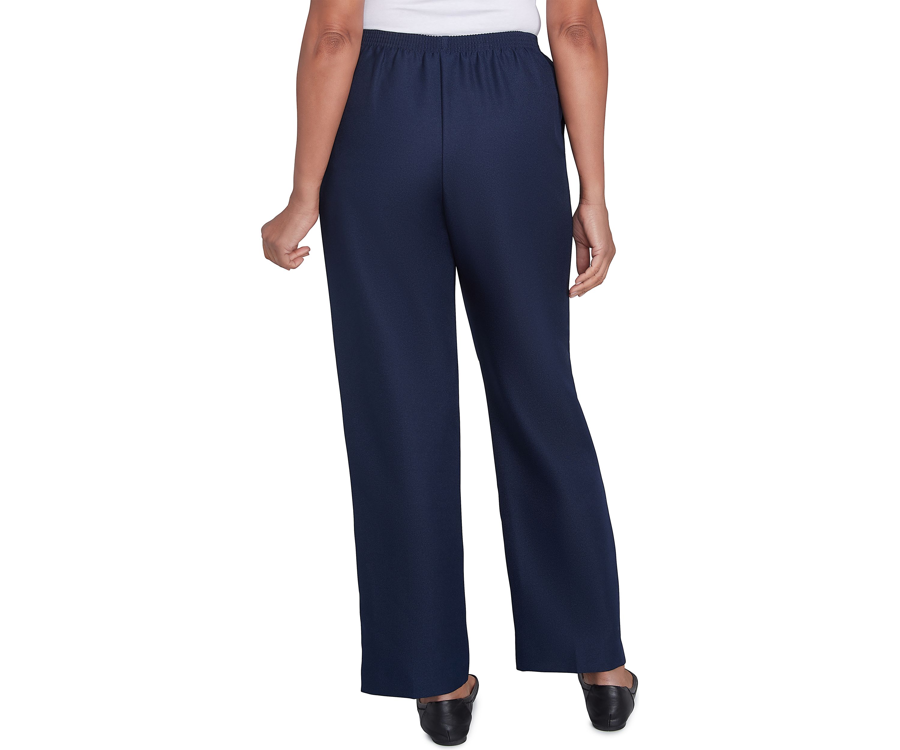 Solid Pull On Pants