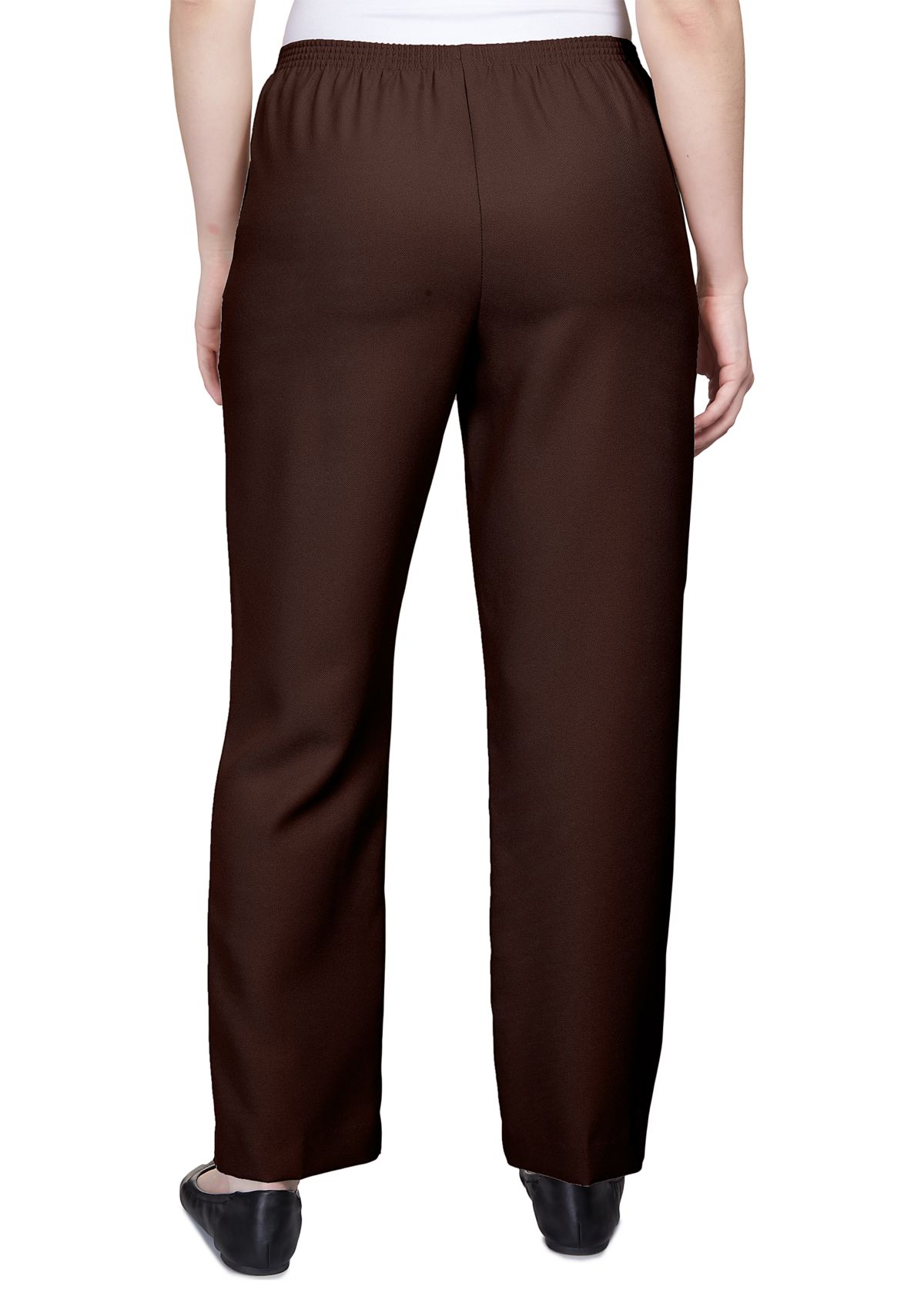Petite Solid Pull-On Pant