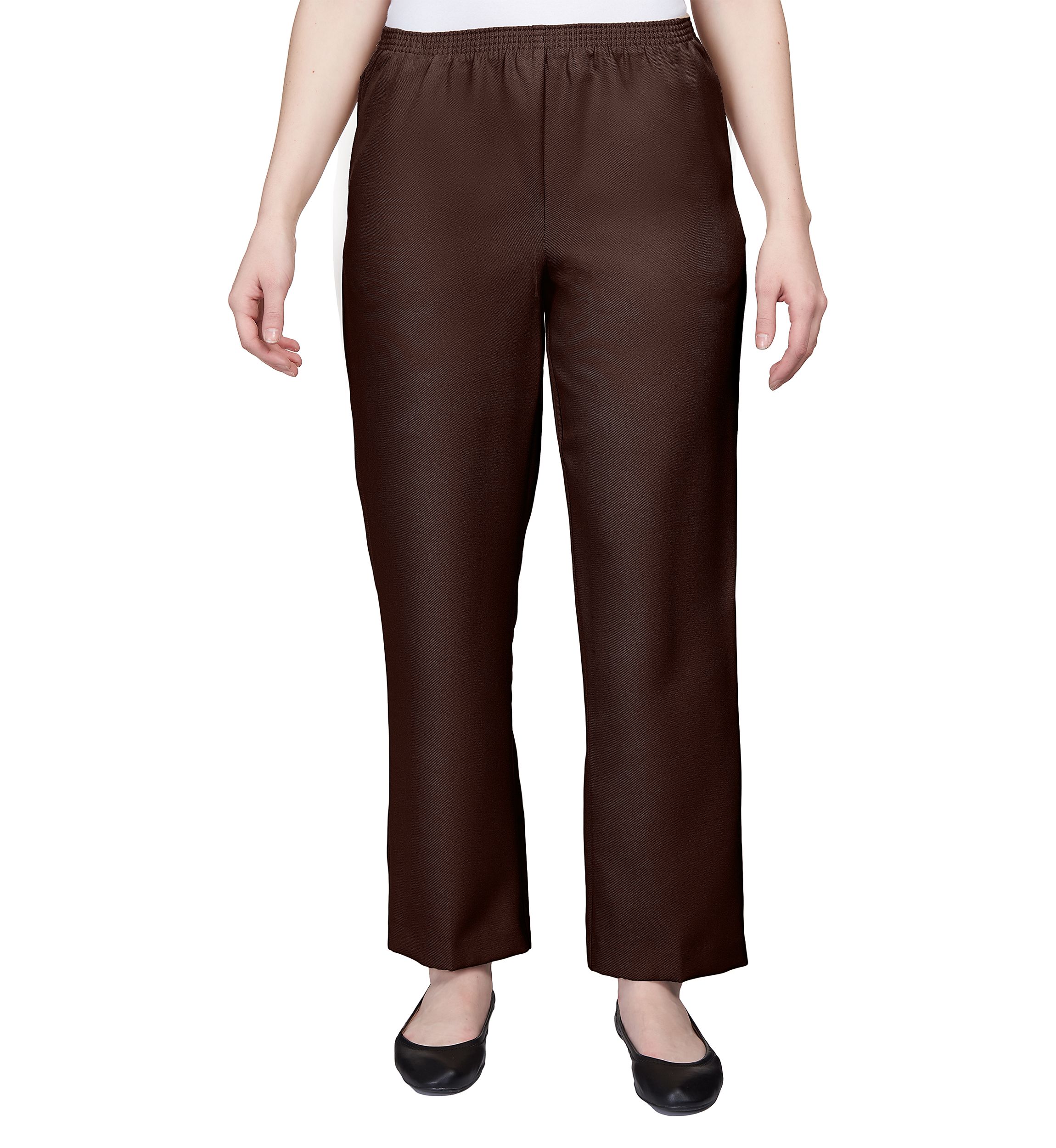 Petite Solid Pull-On Pant