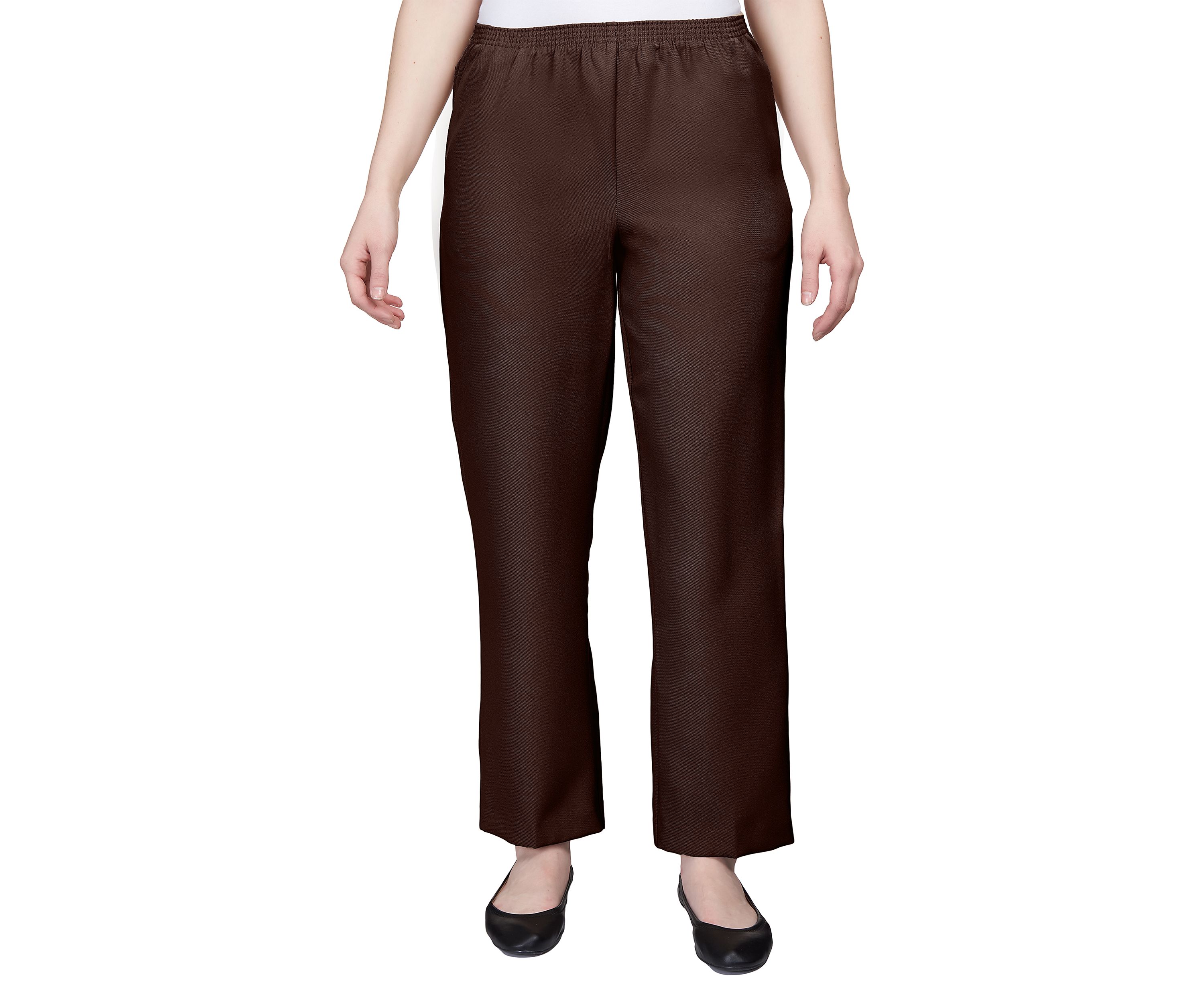 Petite Solid Pull-On Pant