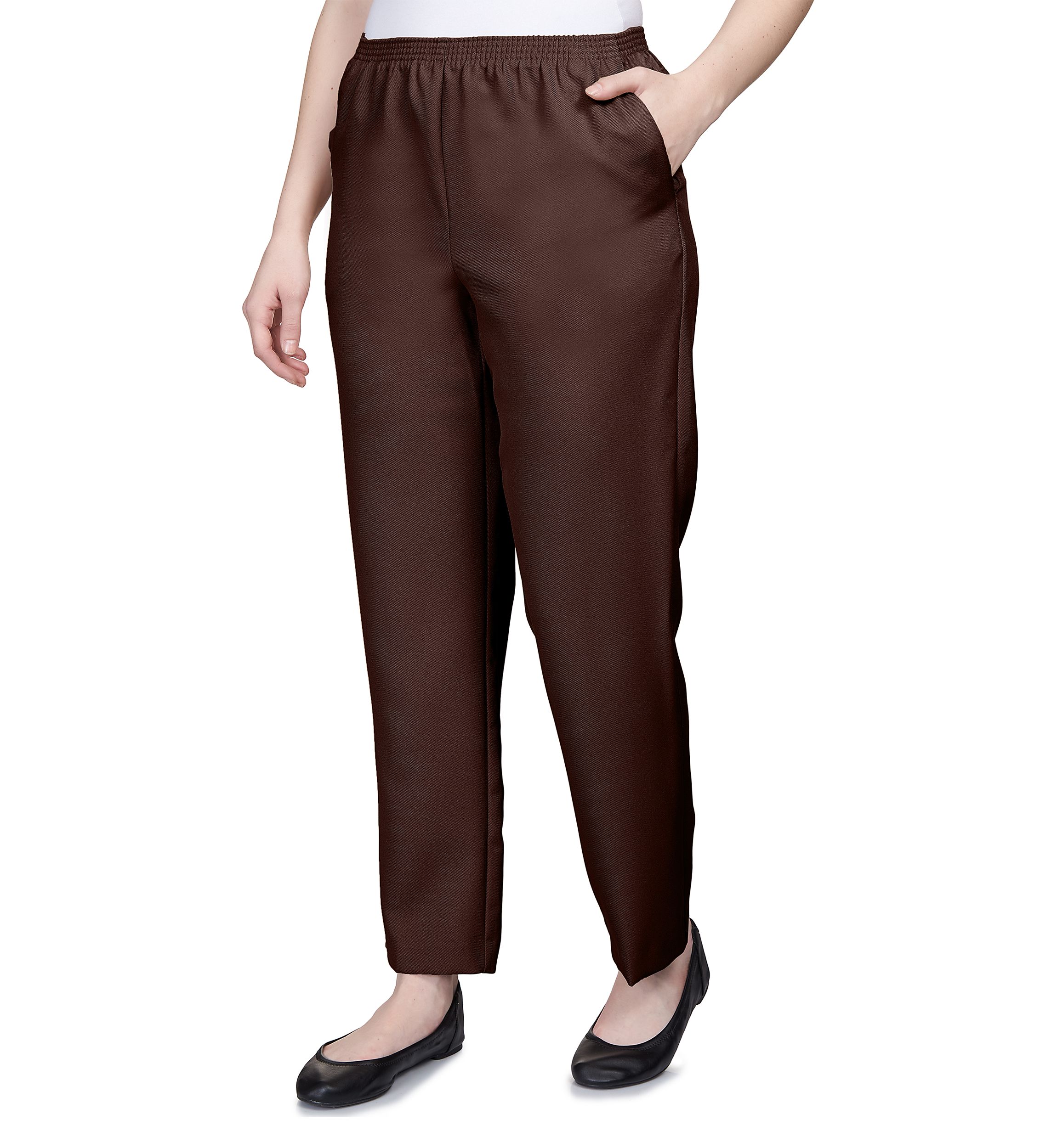 Petite Solid Pull-On Pant