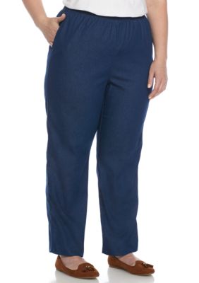 Alfred Dunner Plus Size Classic Proportioned Medium Pant | belk