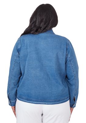 Plus Denim Jacket