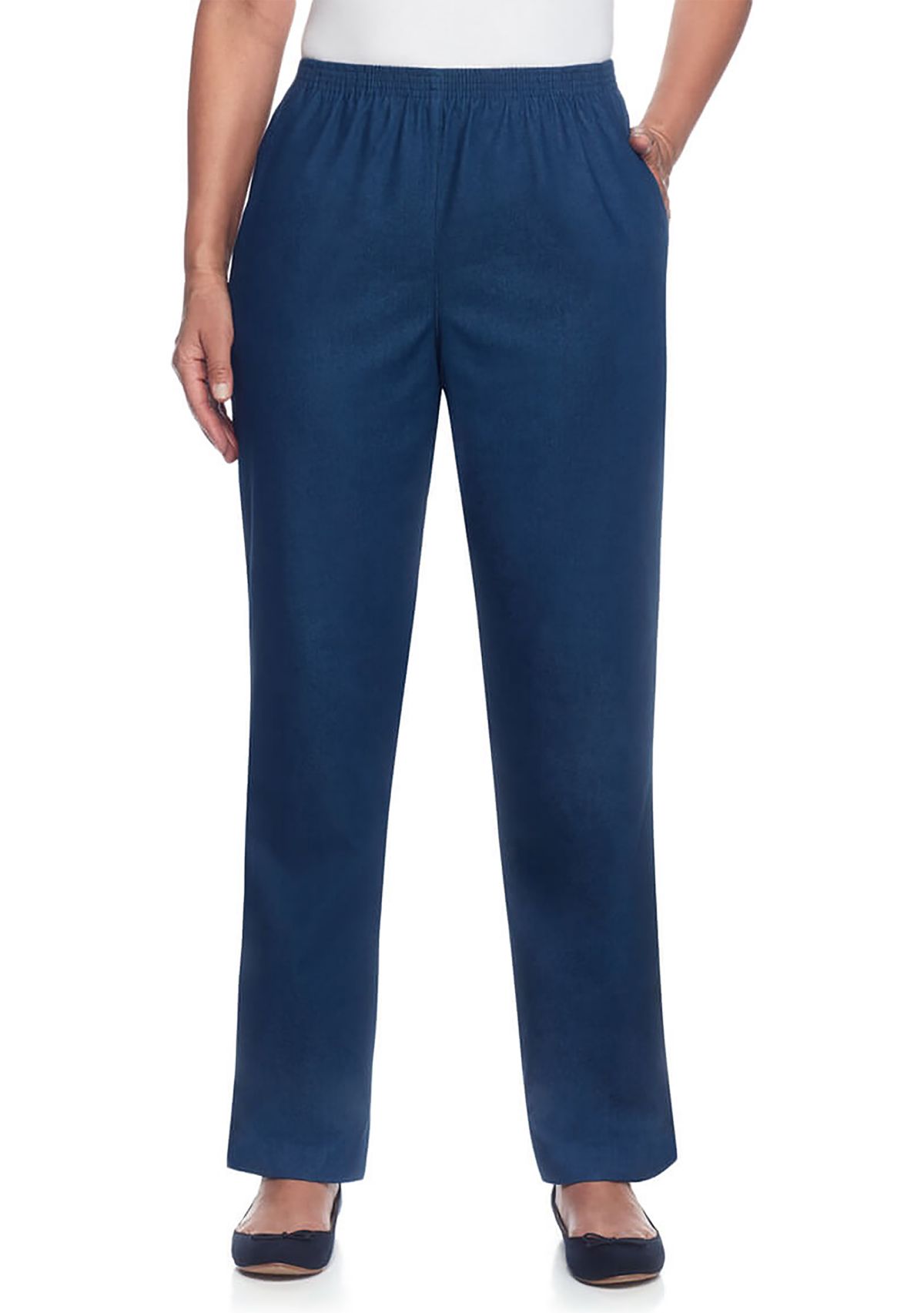 Petite Classic Pull-on Denim Pant (Short & Average Inseam)