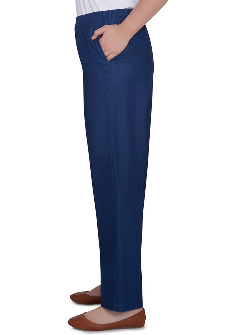 Petite Classic Pull-on Denim Pant (Short & Average Inseam)