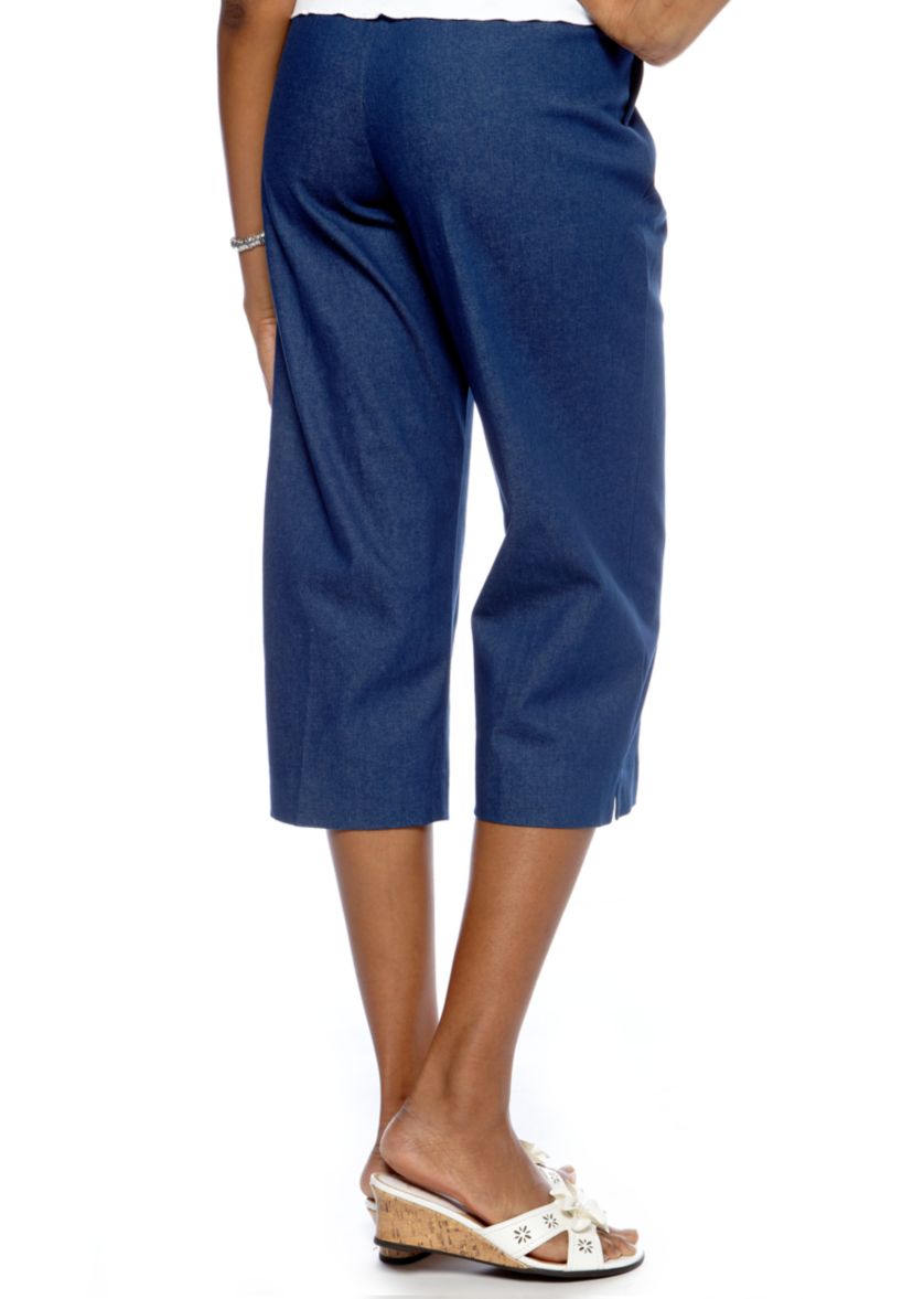 Petite Classic Denim Capris