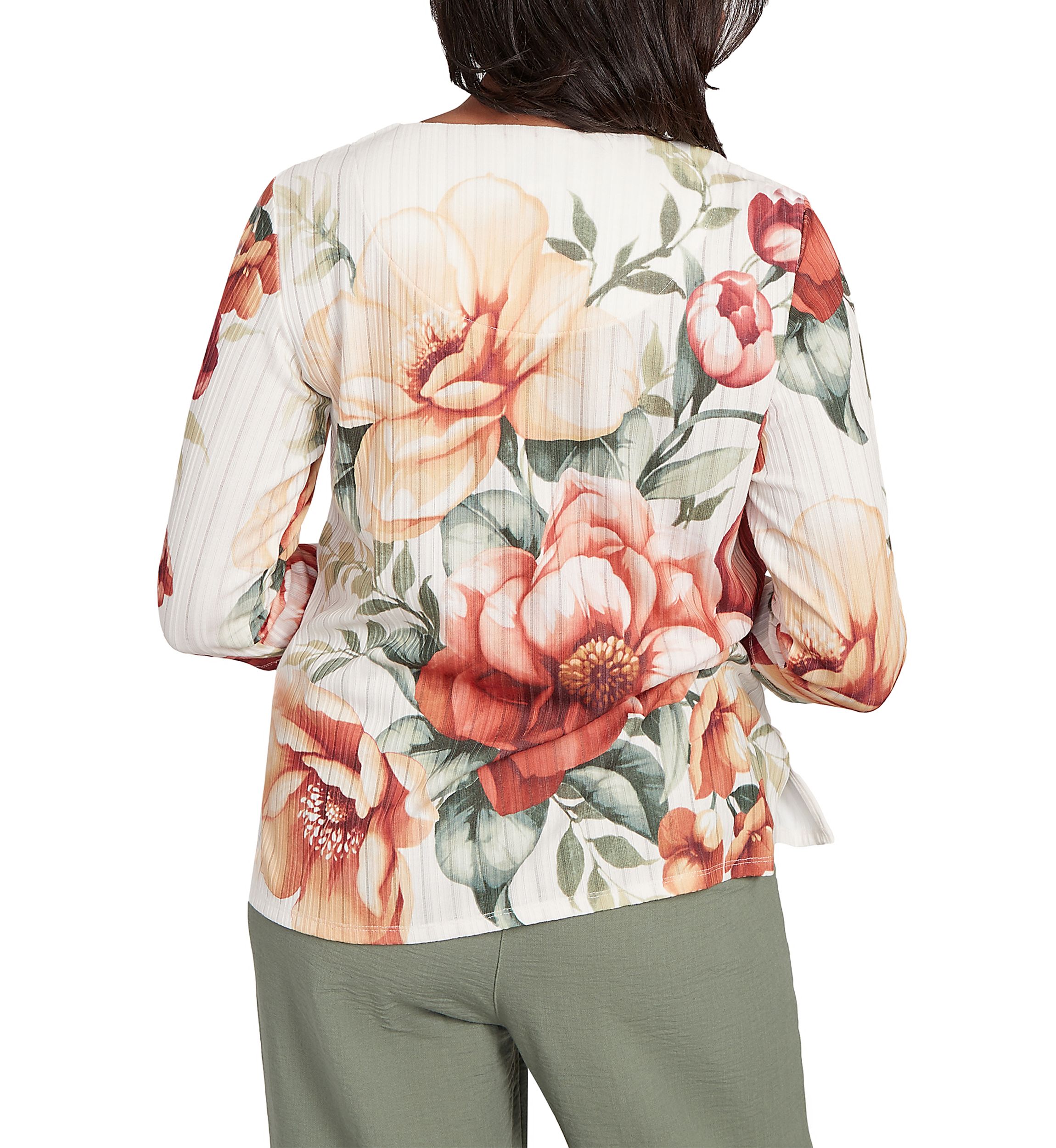Womens Copper Canyon Drama Floral Top