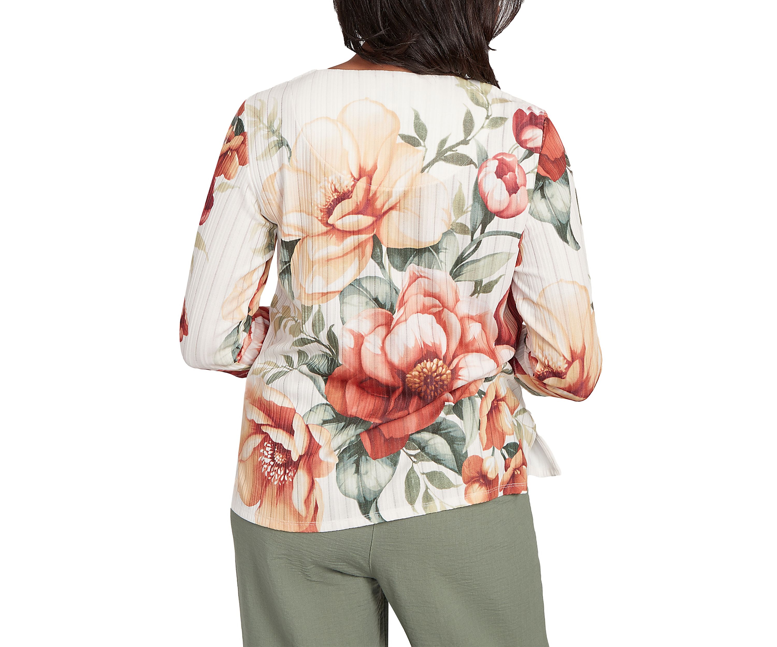 Womens Copper Canyon Drama Floral Top