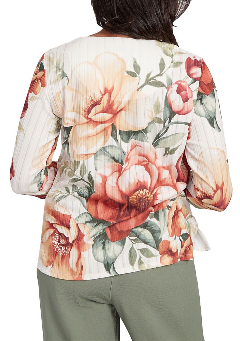 Womens Copper Canyon Drama Floral Top