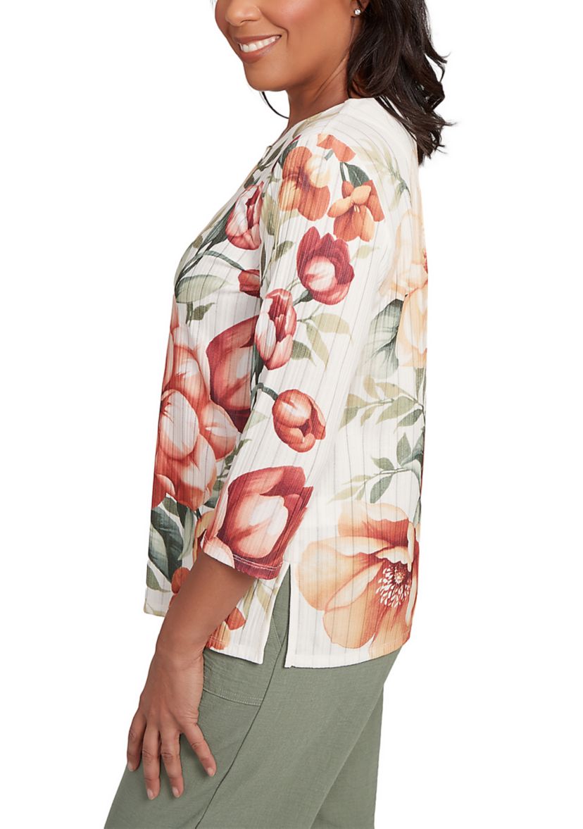 Womens Copper Canyon Drama Floral Top
