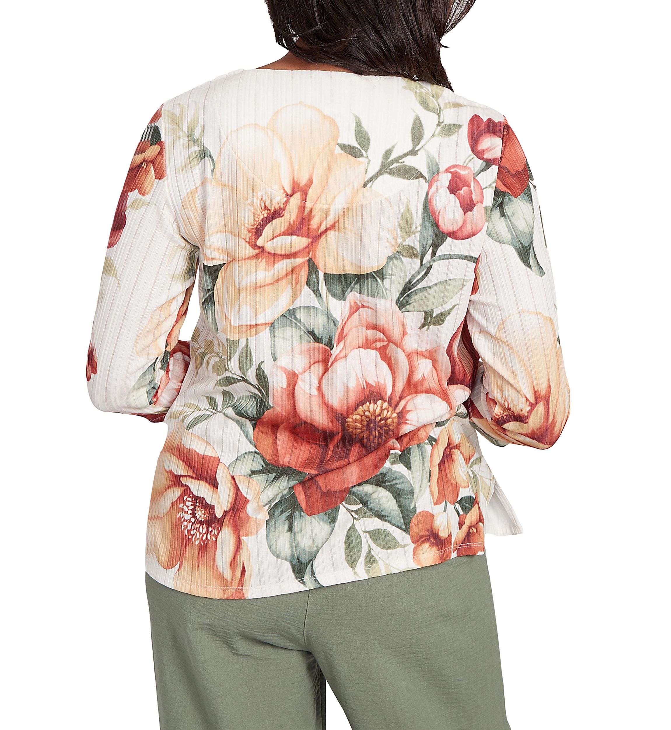 Petite Copper Canyon Drama Floral Top
