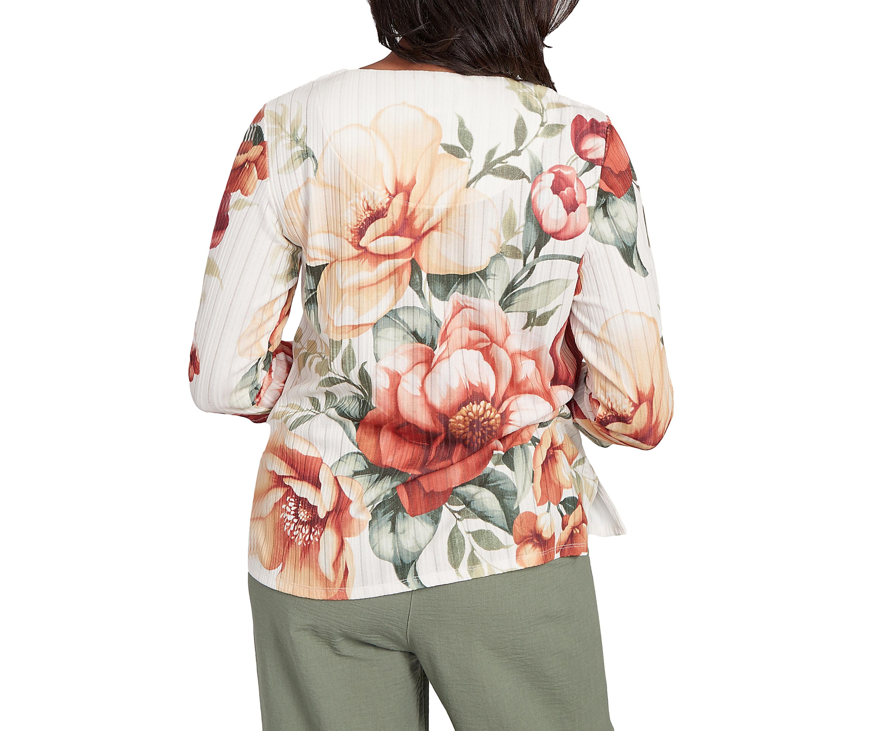 Petite Copper Canyon Drama Floral Top