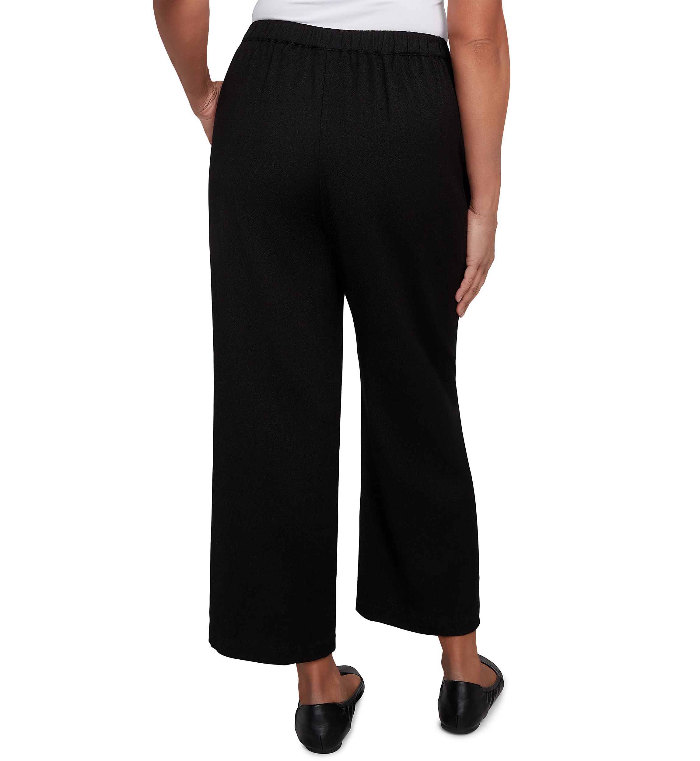 Womens Santa Barbara Button Cuff Ankle Pants
