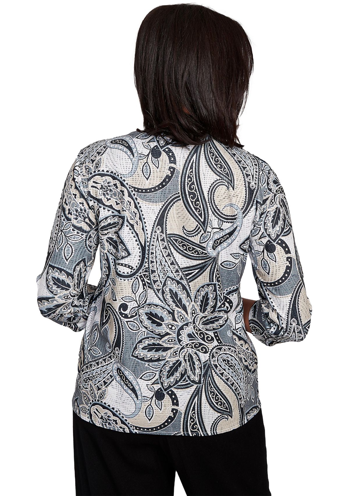 Womens Santa Barbara Reversible Paisley Skin Top 