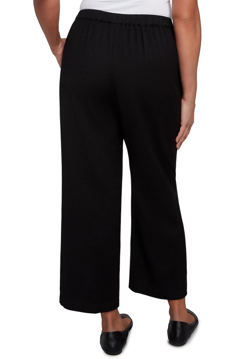 Petite Santa Barbara Button Cuff Ankle Pants