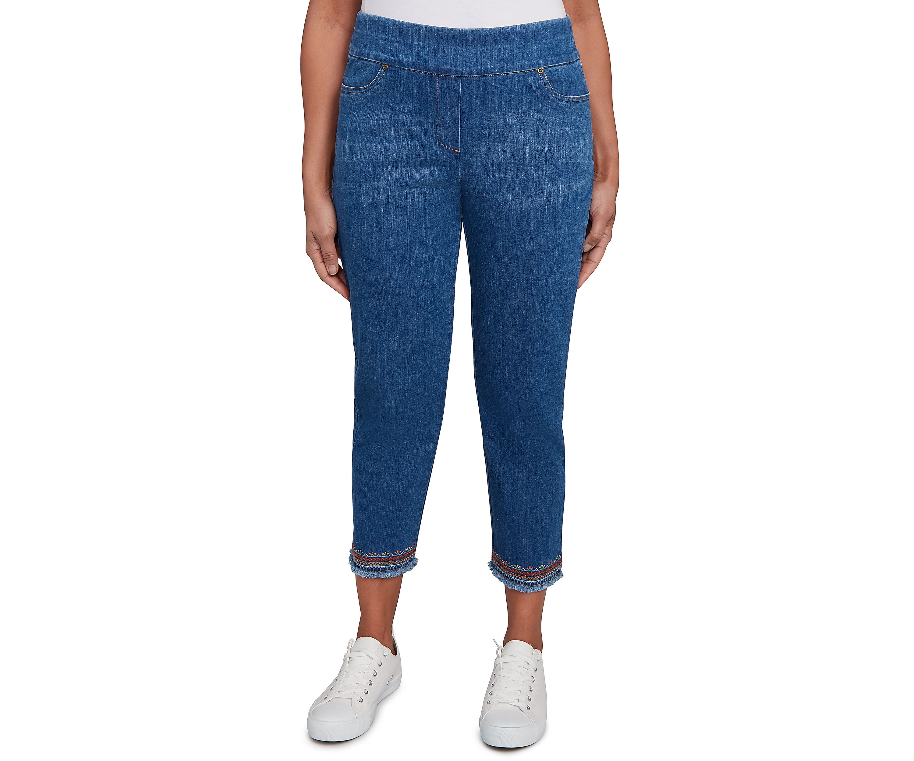 Womens El Paso Border Fringe Ankle Pants