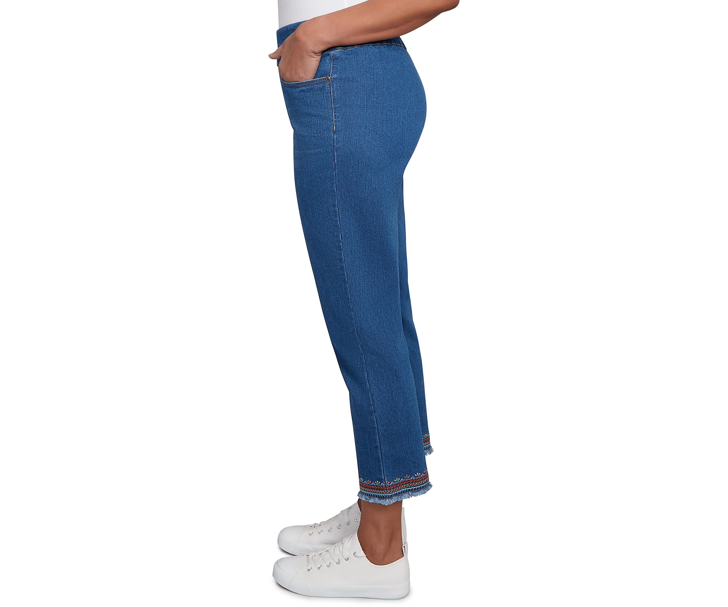 Womens El Paso Border Fringe Ankle Pants