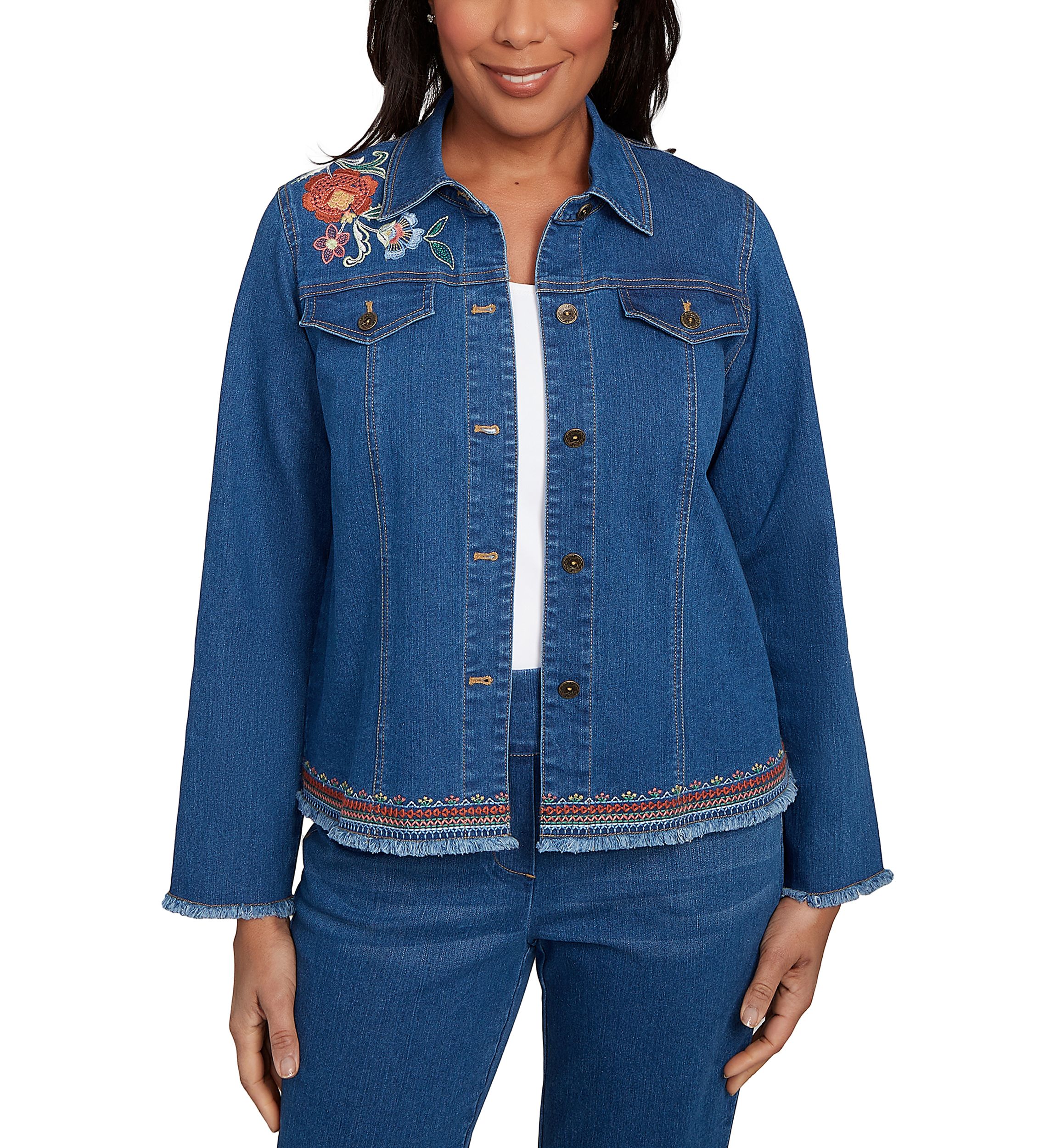 Womens El Paso Embroidered Back Jacket