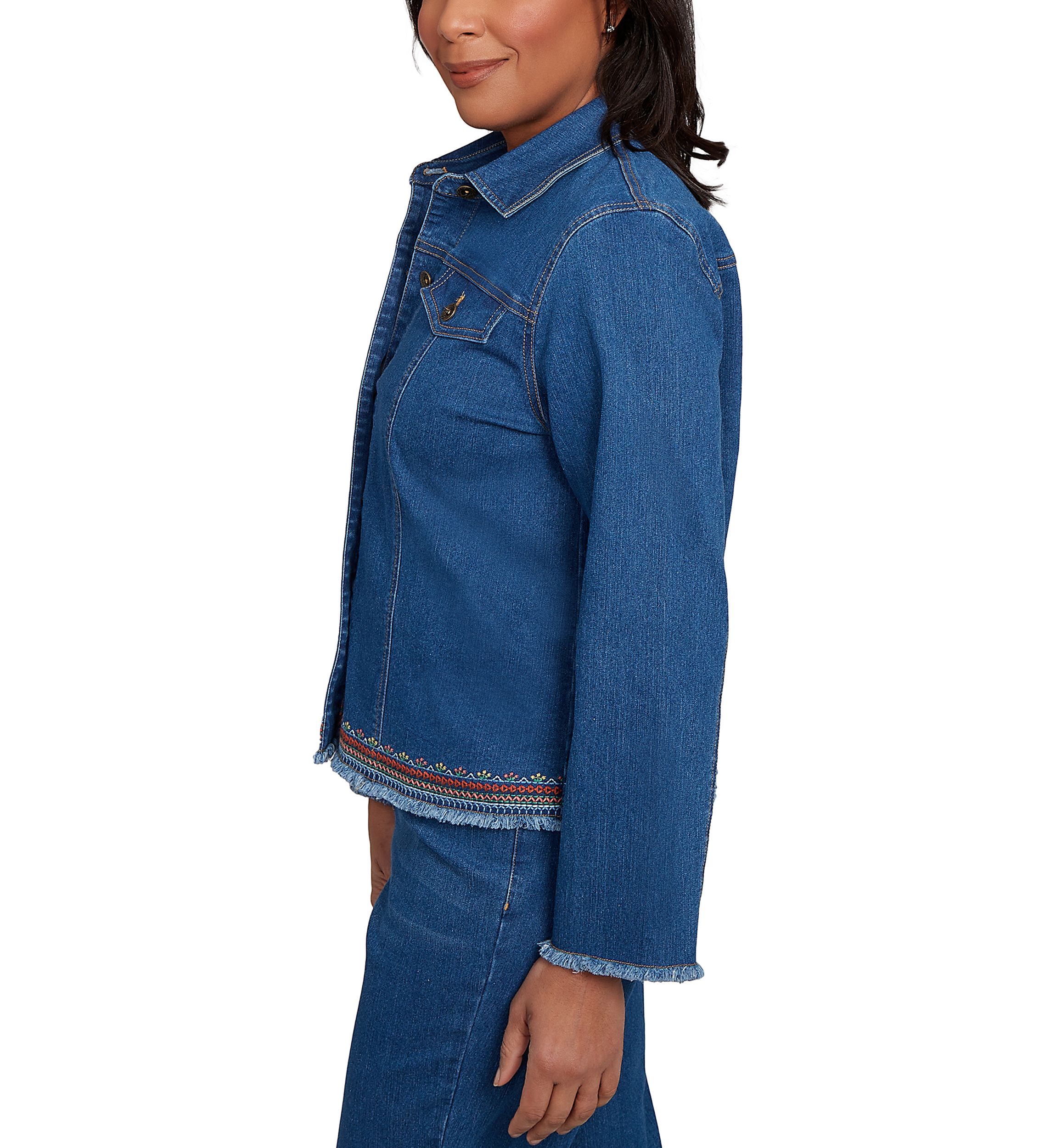 Womens El Paso Embroidered Back Jacket