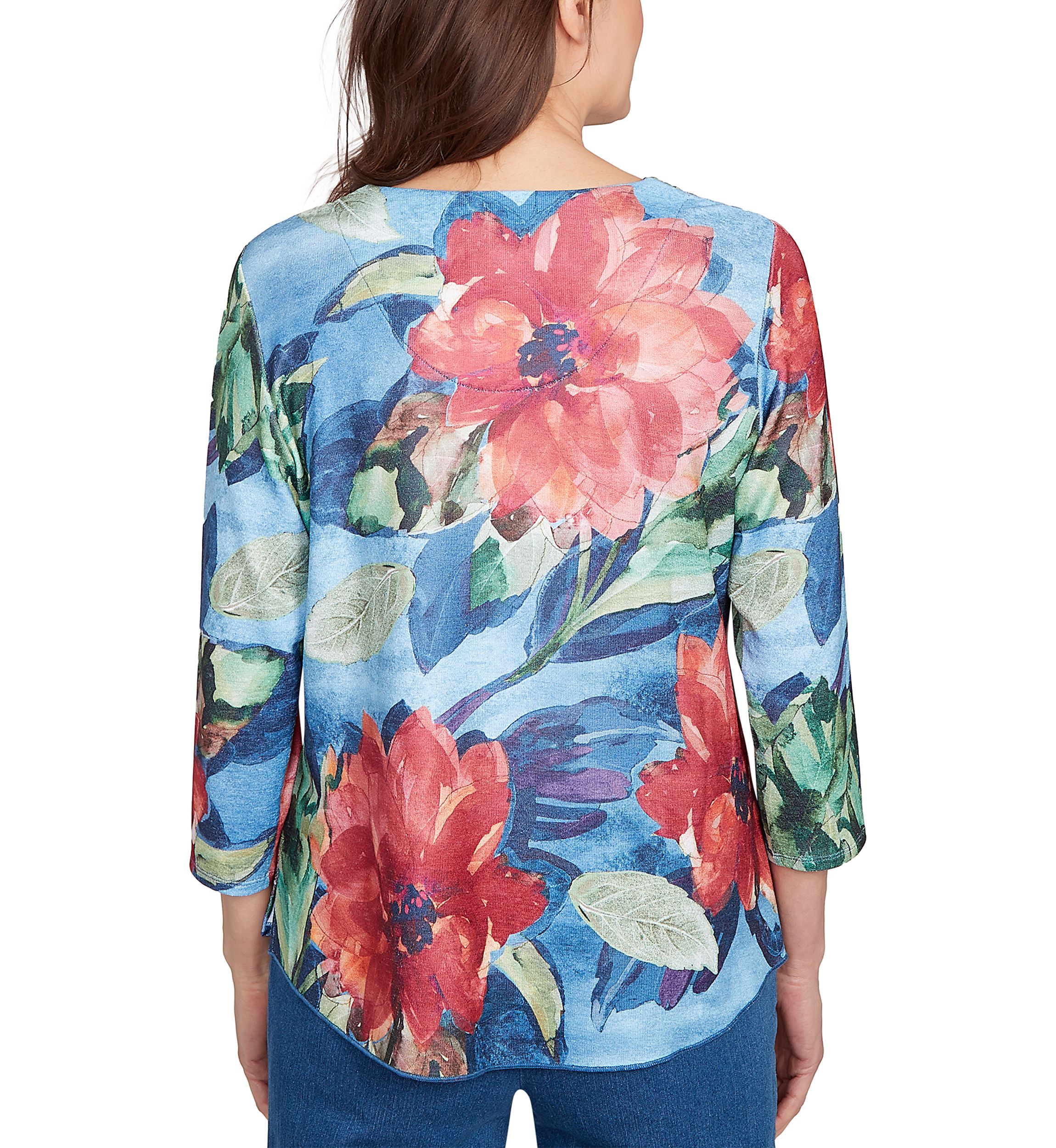 Womens El Paso Drama Floral Top