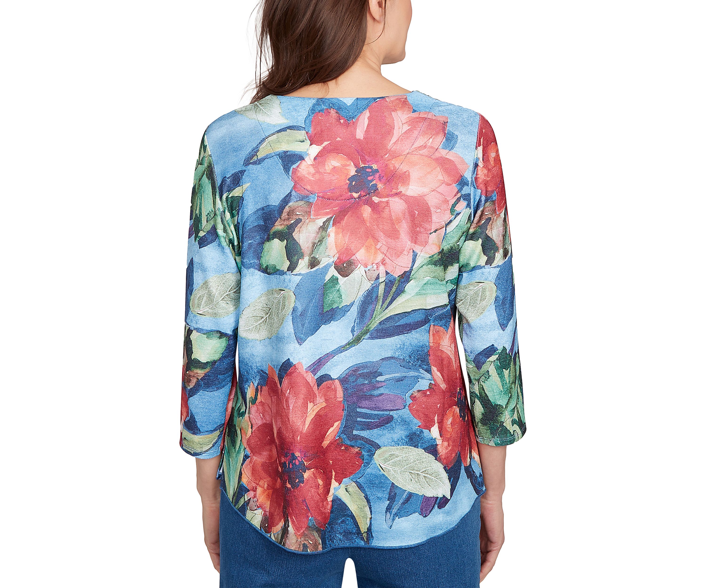 Womens El Paso Drama Floral Top