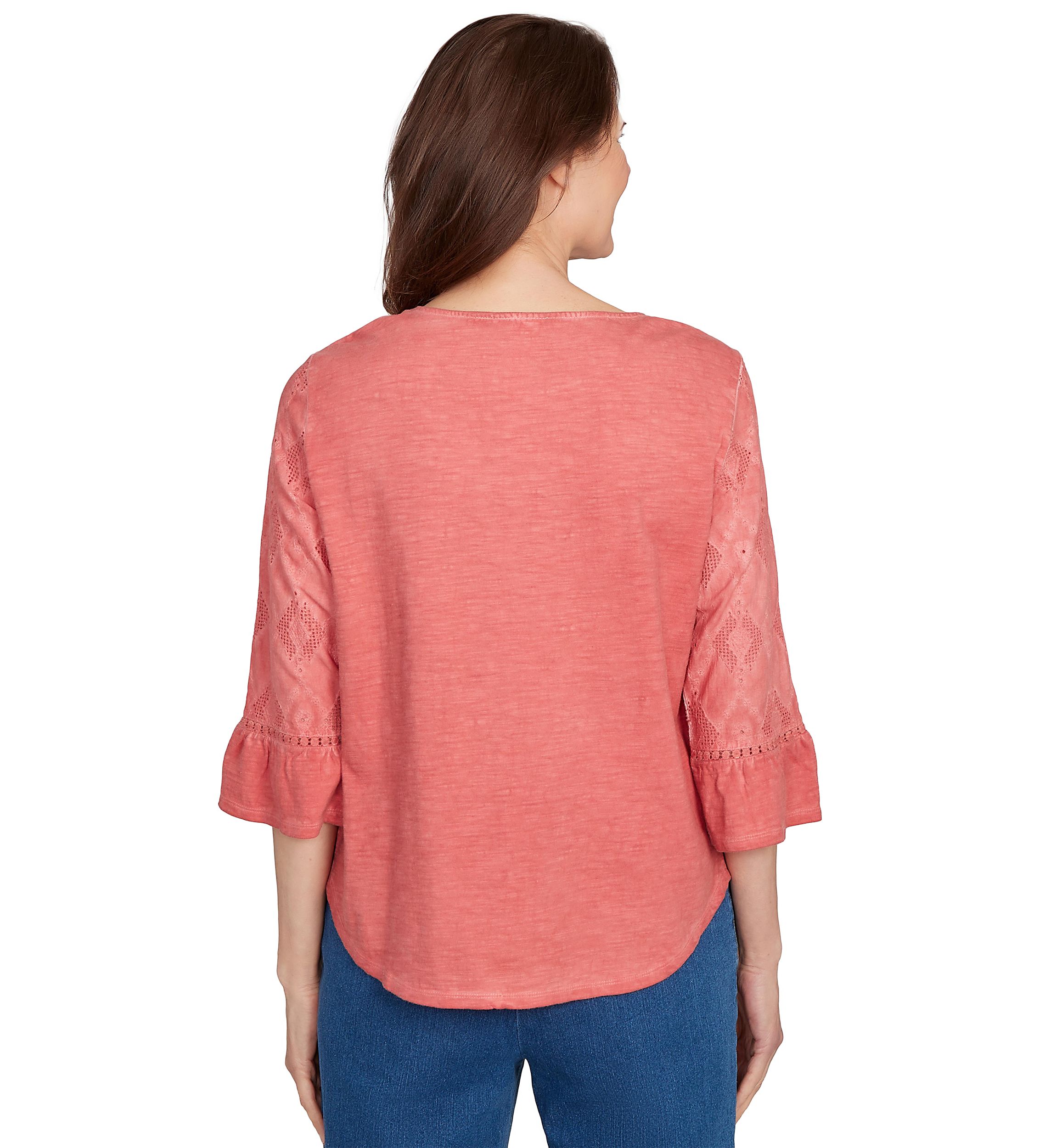 Womens El Paso Spliced Diamond Solid Top
