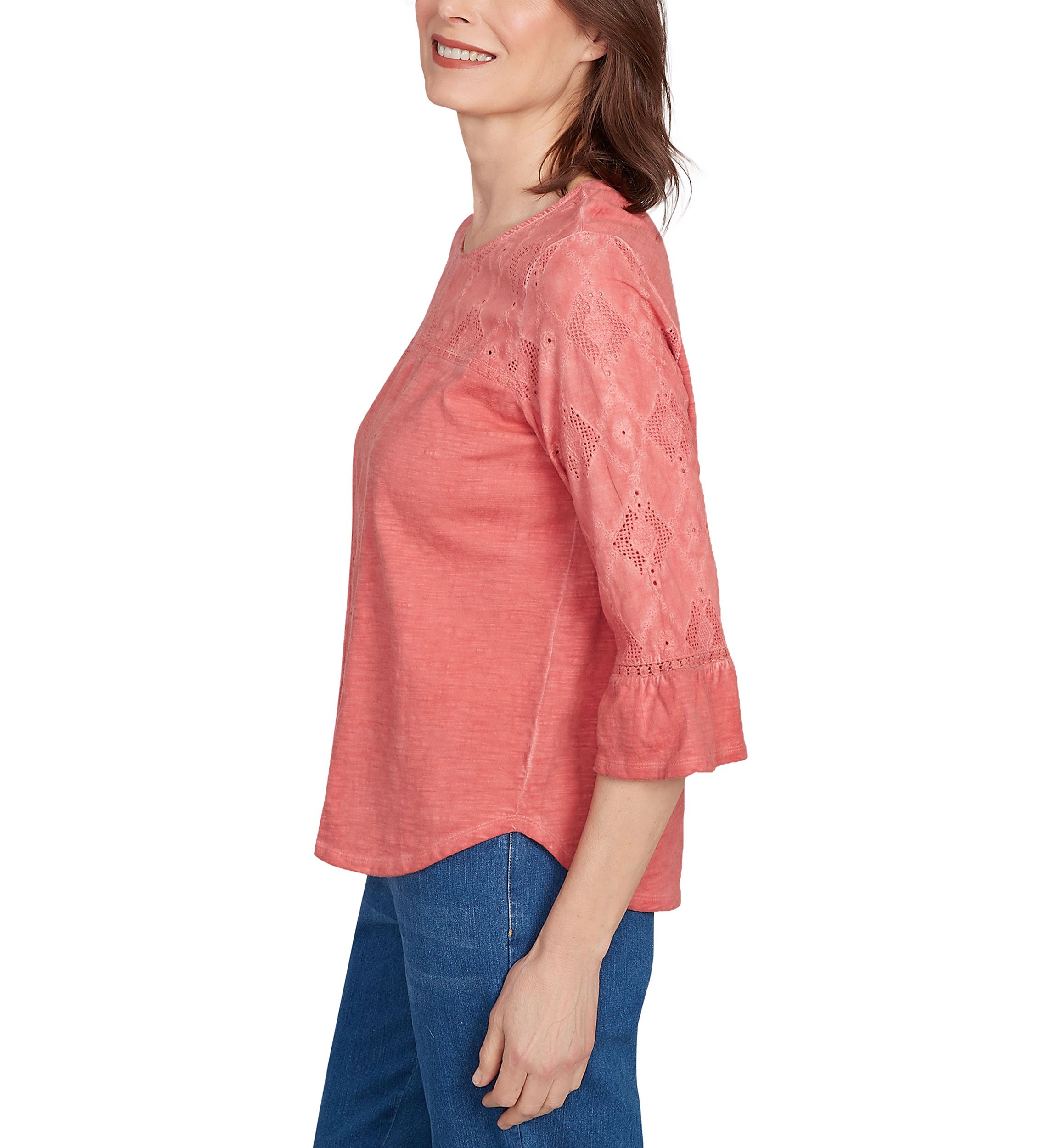Womens El Paso Spliced Diamond Solid Top