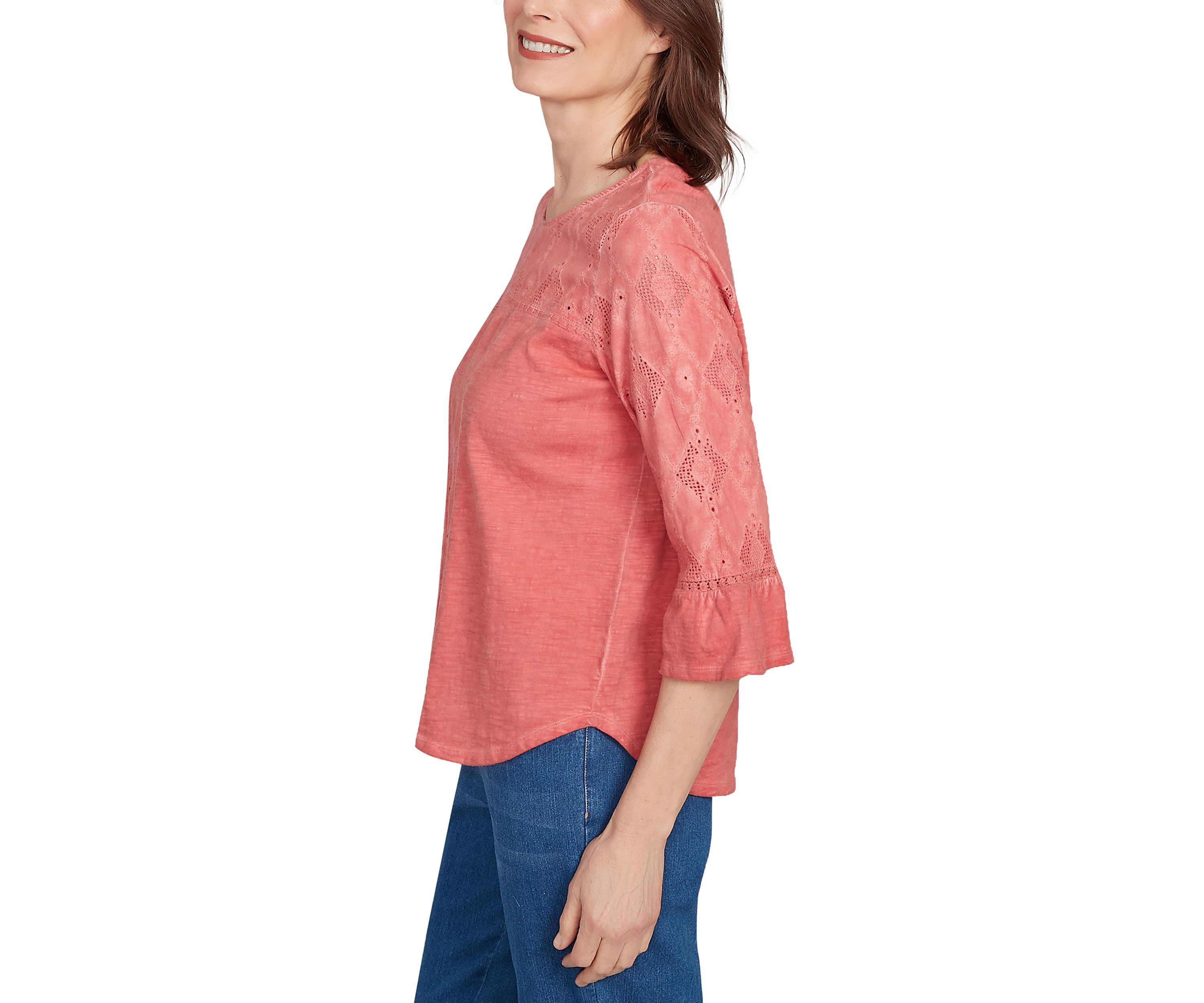 Womens El Paso Spliced Diamond Solid Top