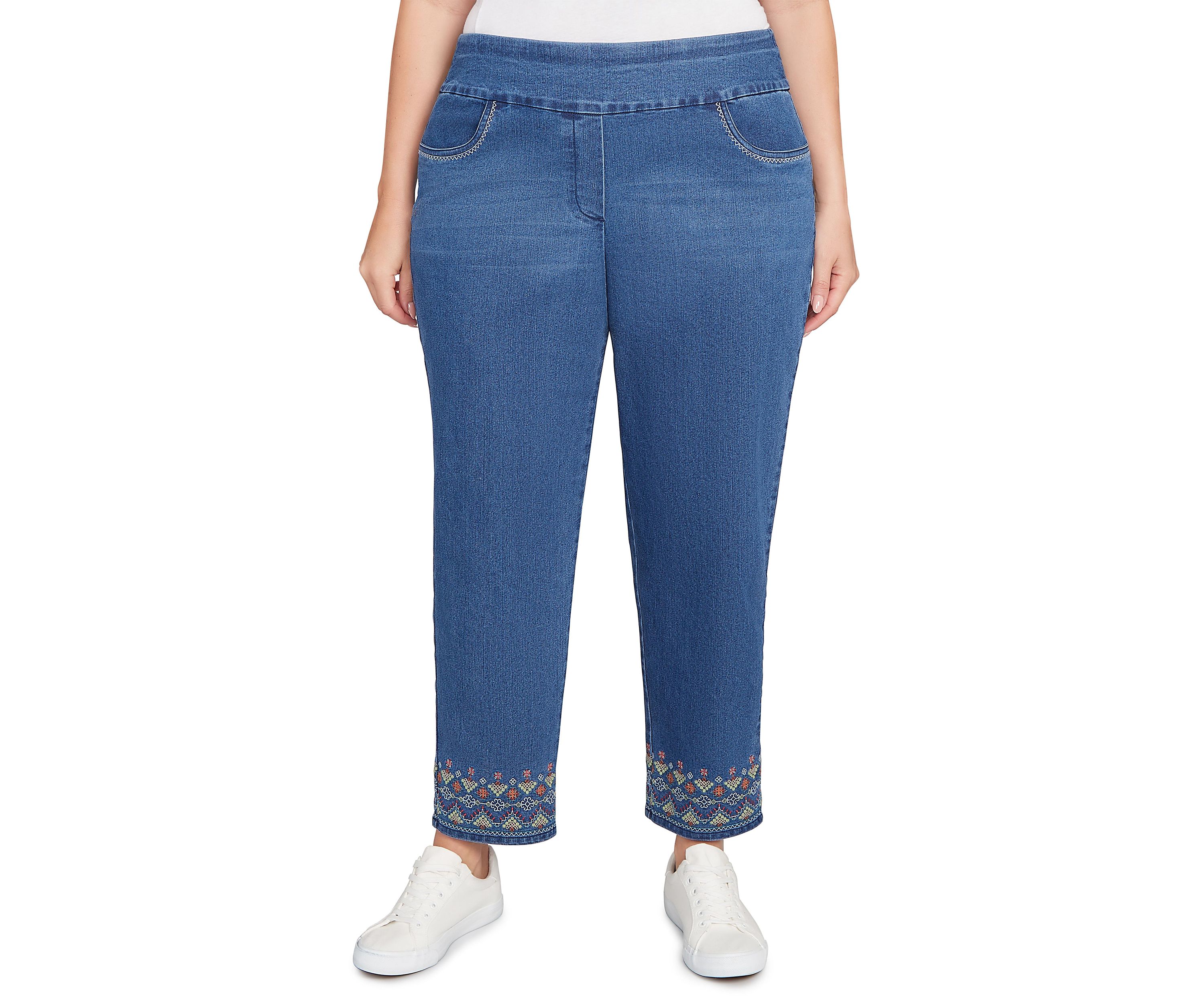 Plus Size El Paso Border Fringe Ankle Pants
