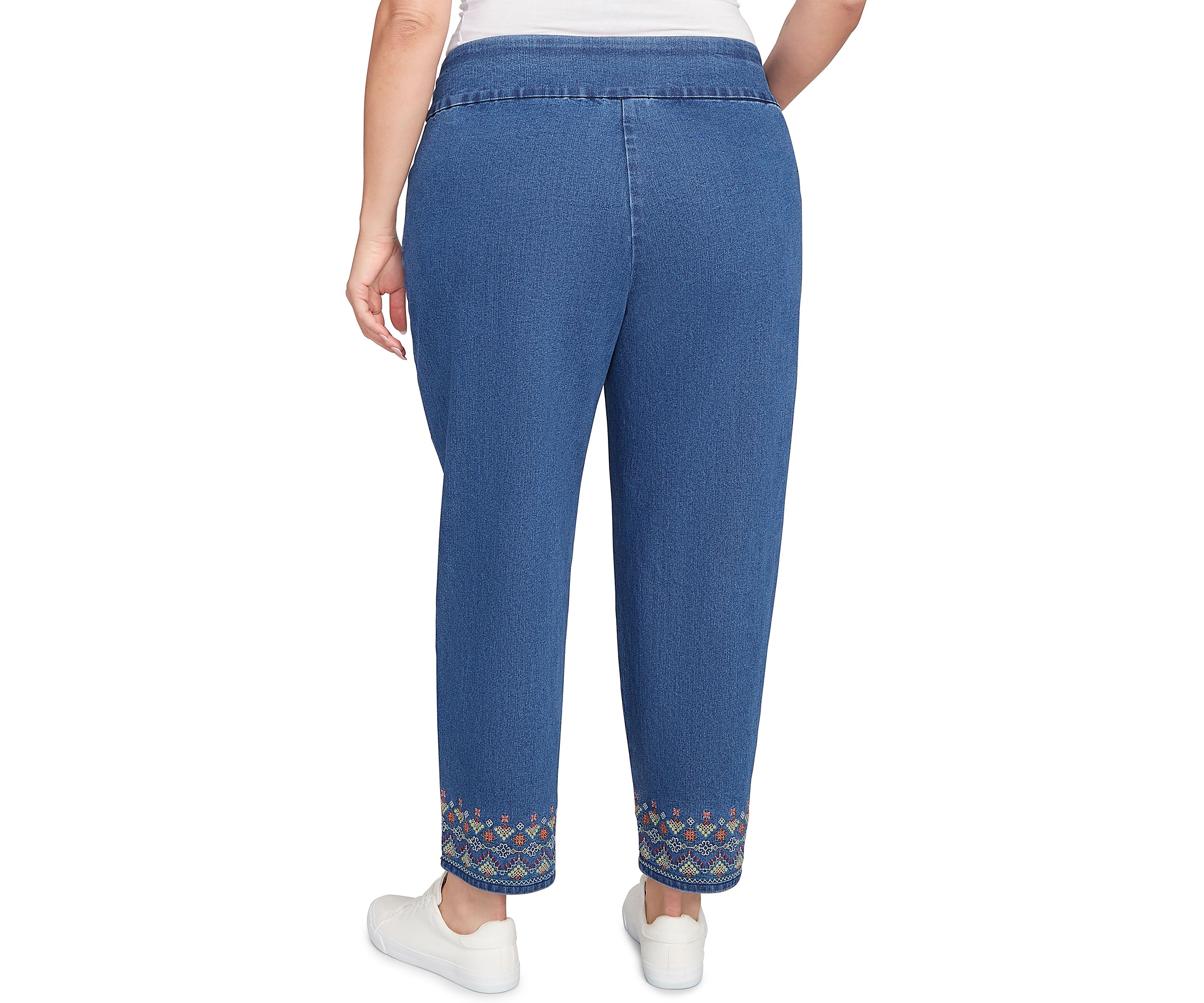 Plus Size El Paso Border Fringe Ankle Pants