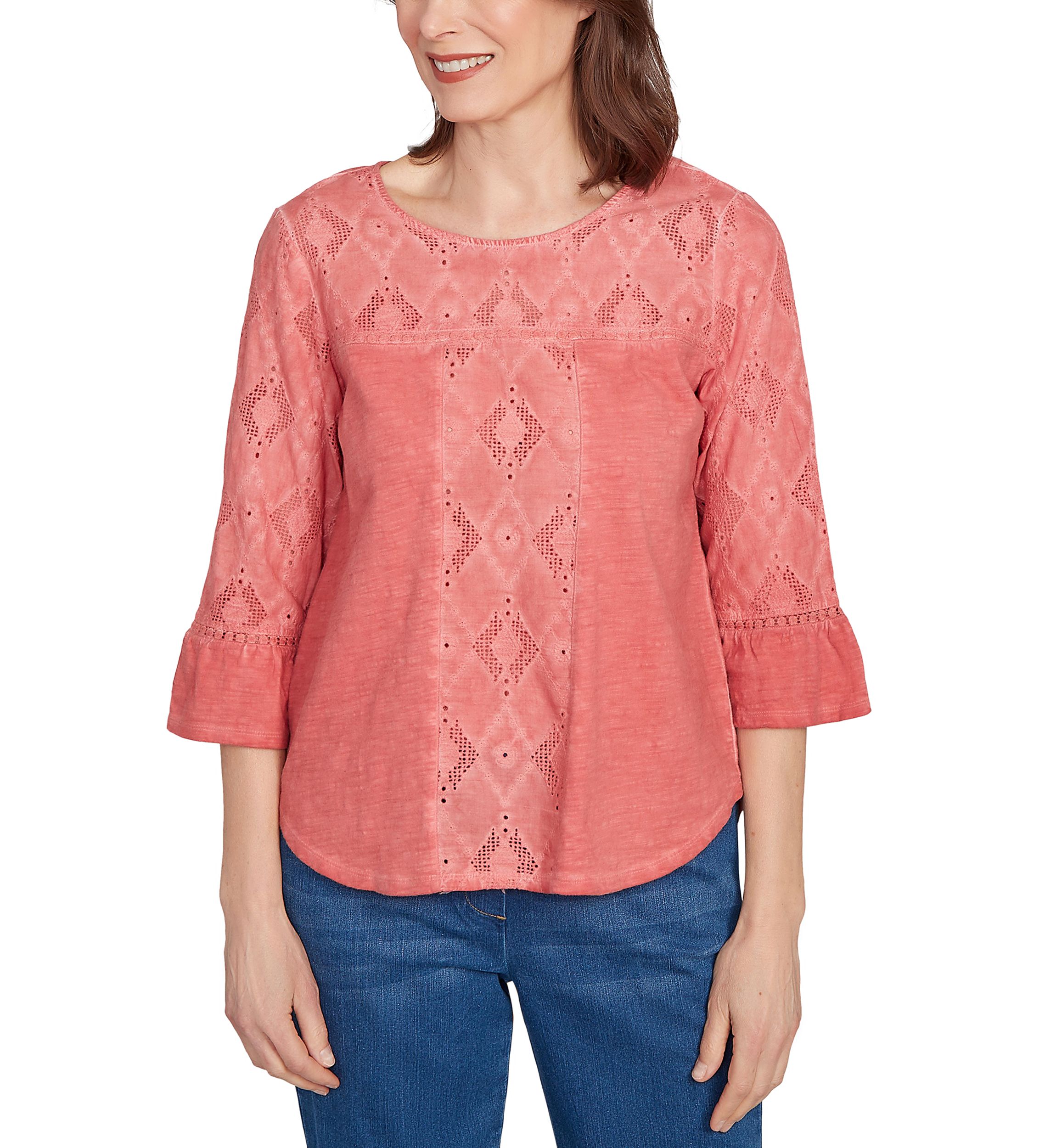 Petite El Paso Spliced Diamond Solid Top 