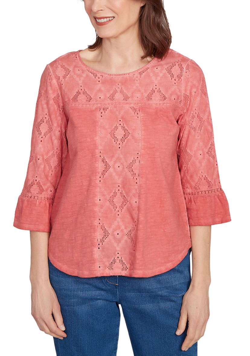Petite El Paso Spliced Diamond Solid Top 