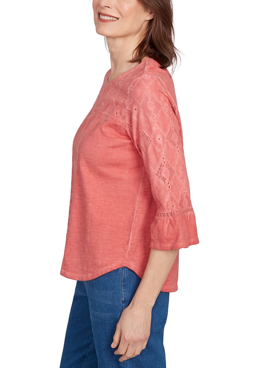 Petite El Paso Spliced Diamond Solid Top 